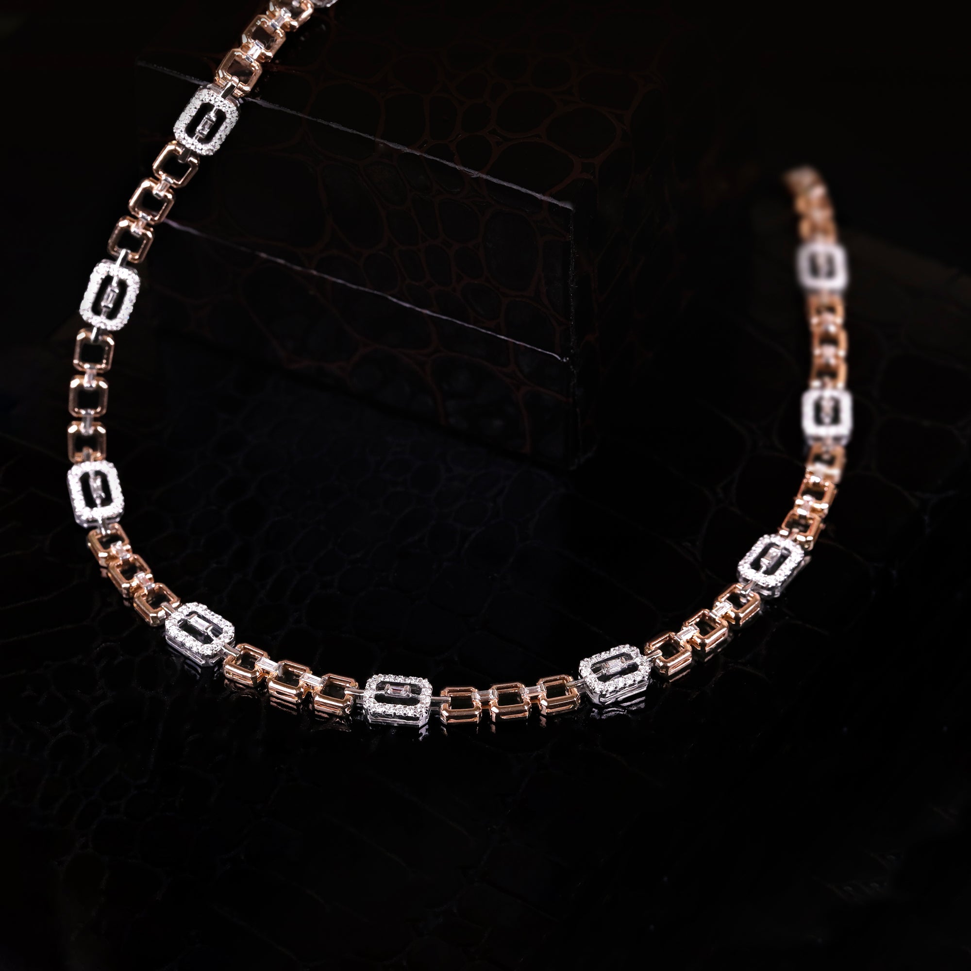 Echelon Link Diamond Necklace