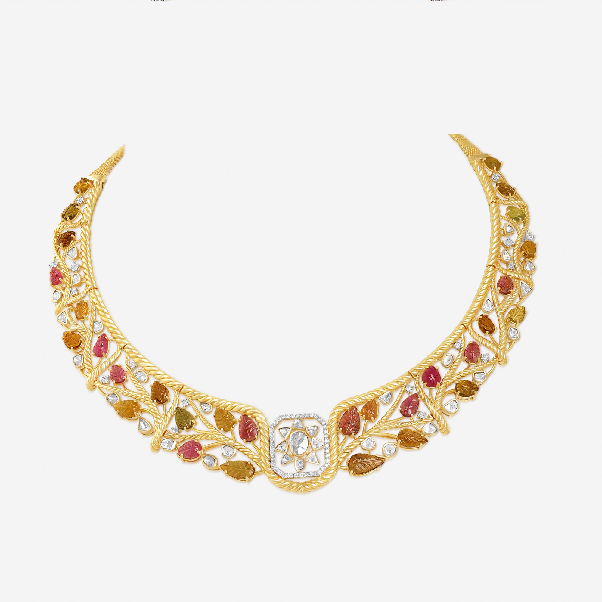 Verdant Bloom Diamond Necklace