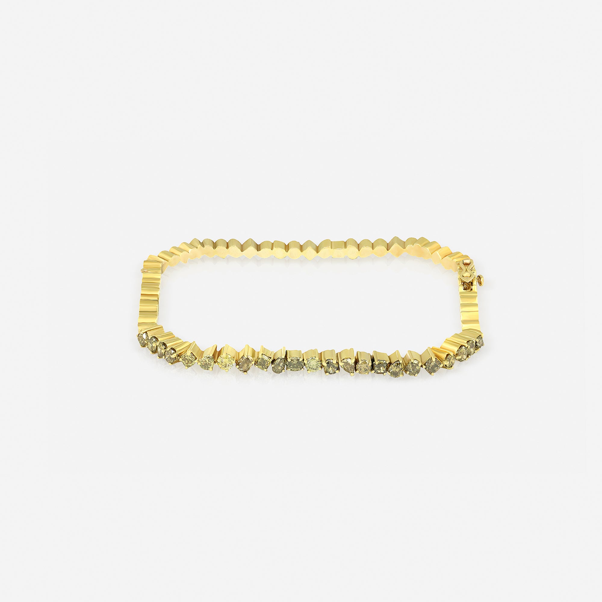 NuvarTé Geo Diamond Bracelet