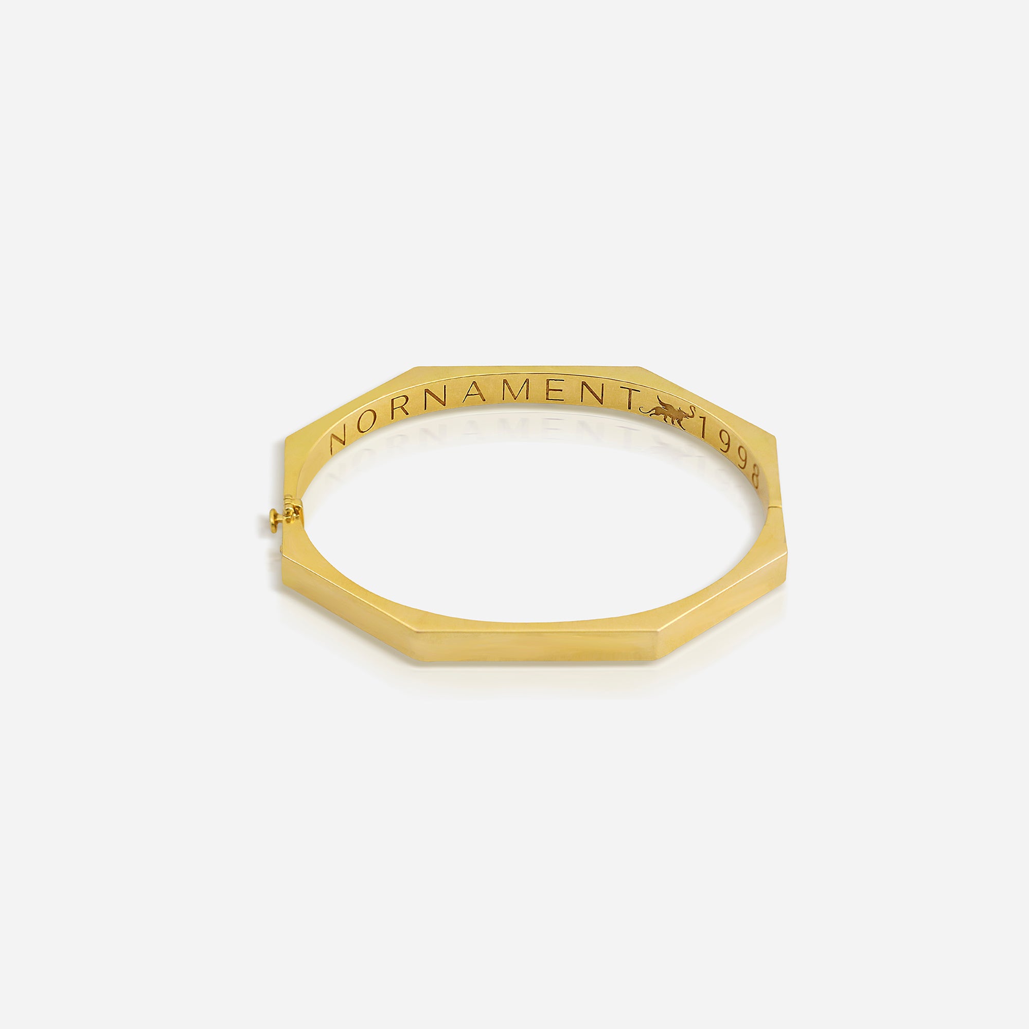 Hexa Gold Minimalist Bangle