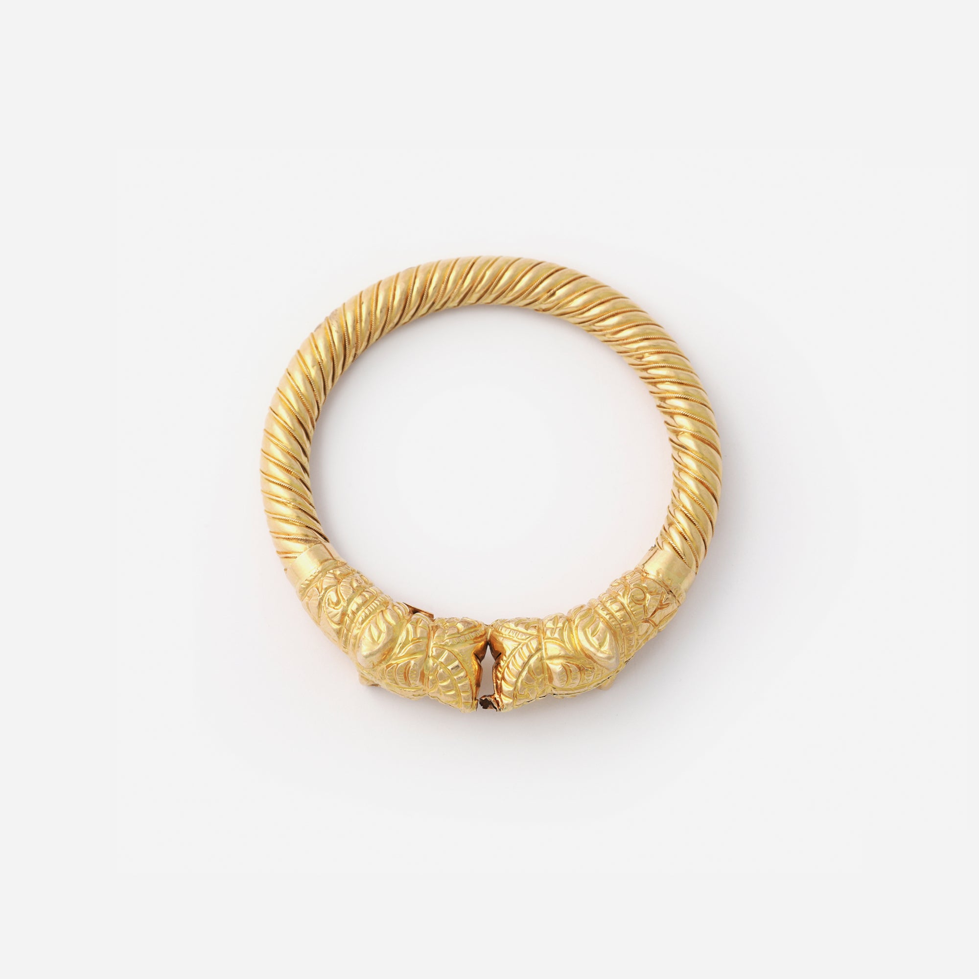 Golden Guardian Torque Bangle