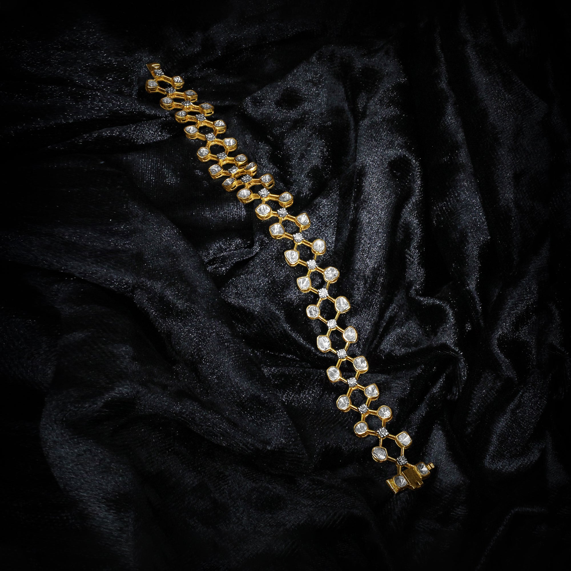 Diamond Cascade Bracelet