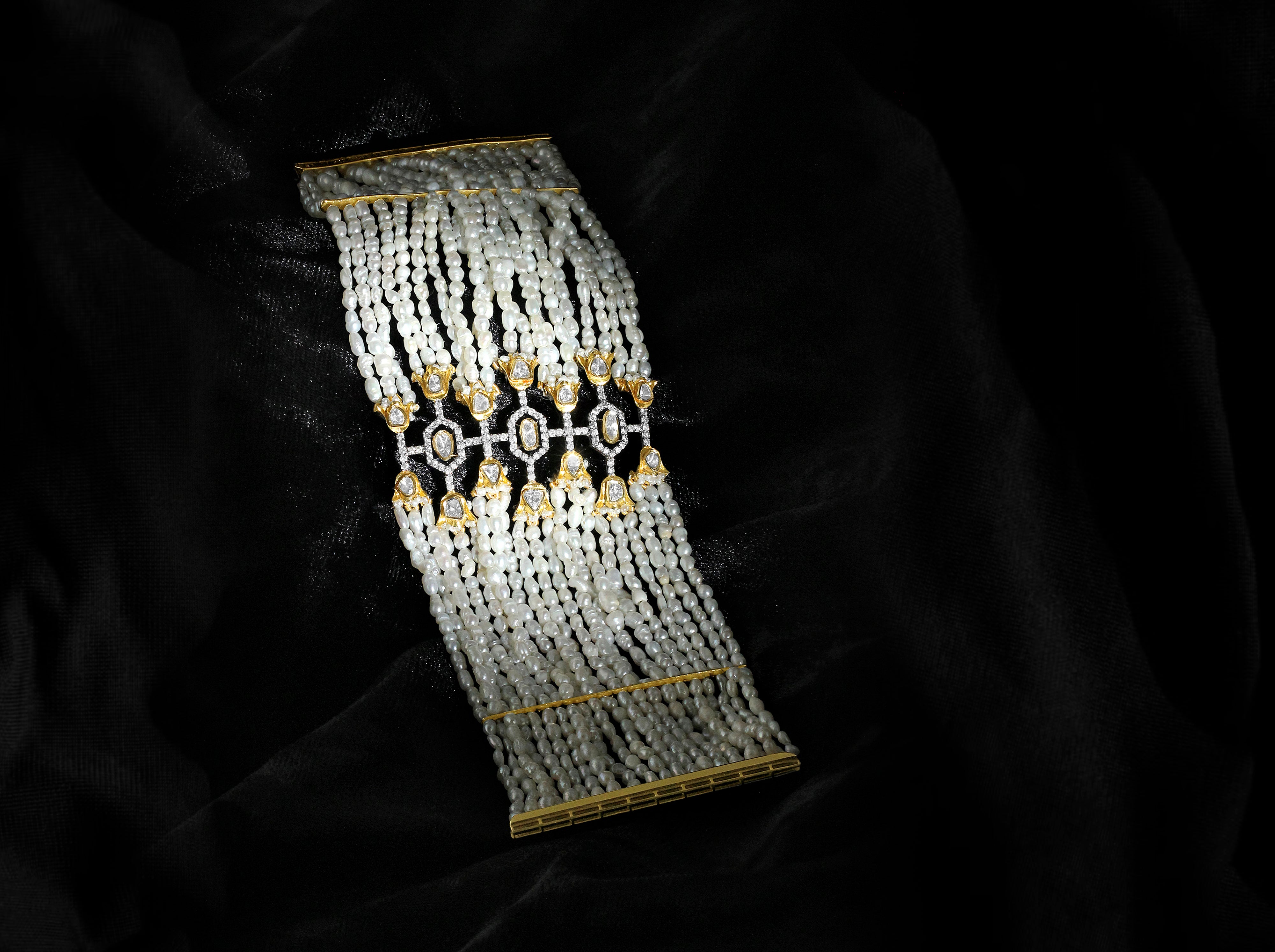 NereïDa Sheer Pearl Cuff