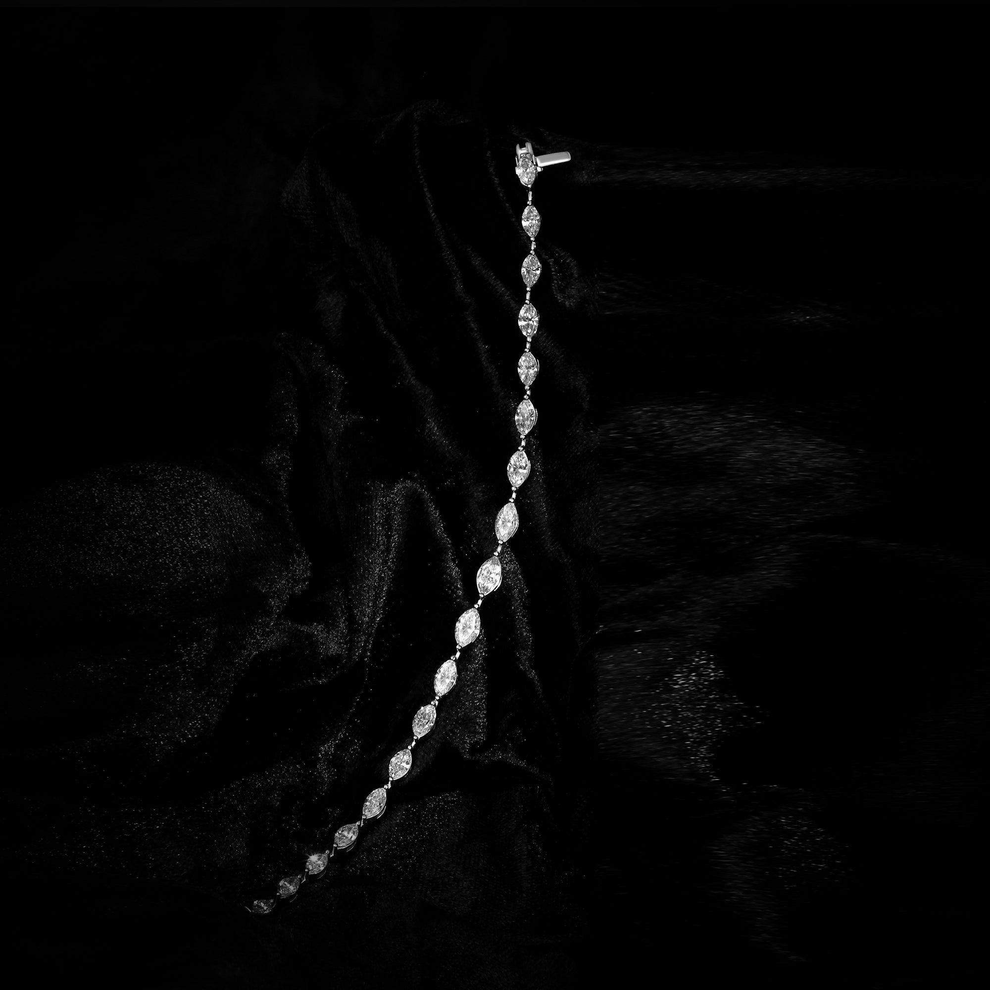 NaïyaDi Marquise Diamond Bracelet