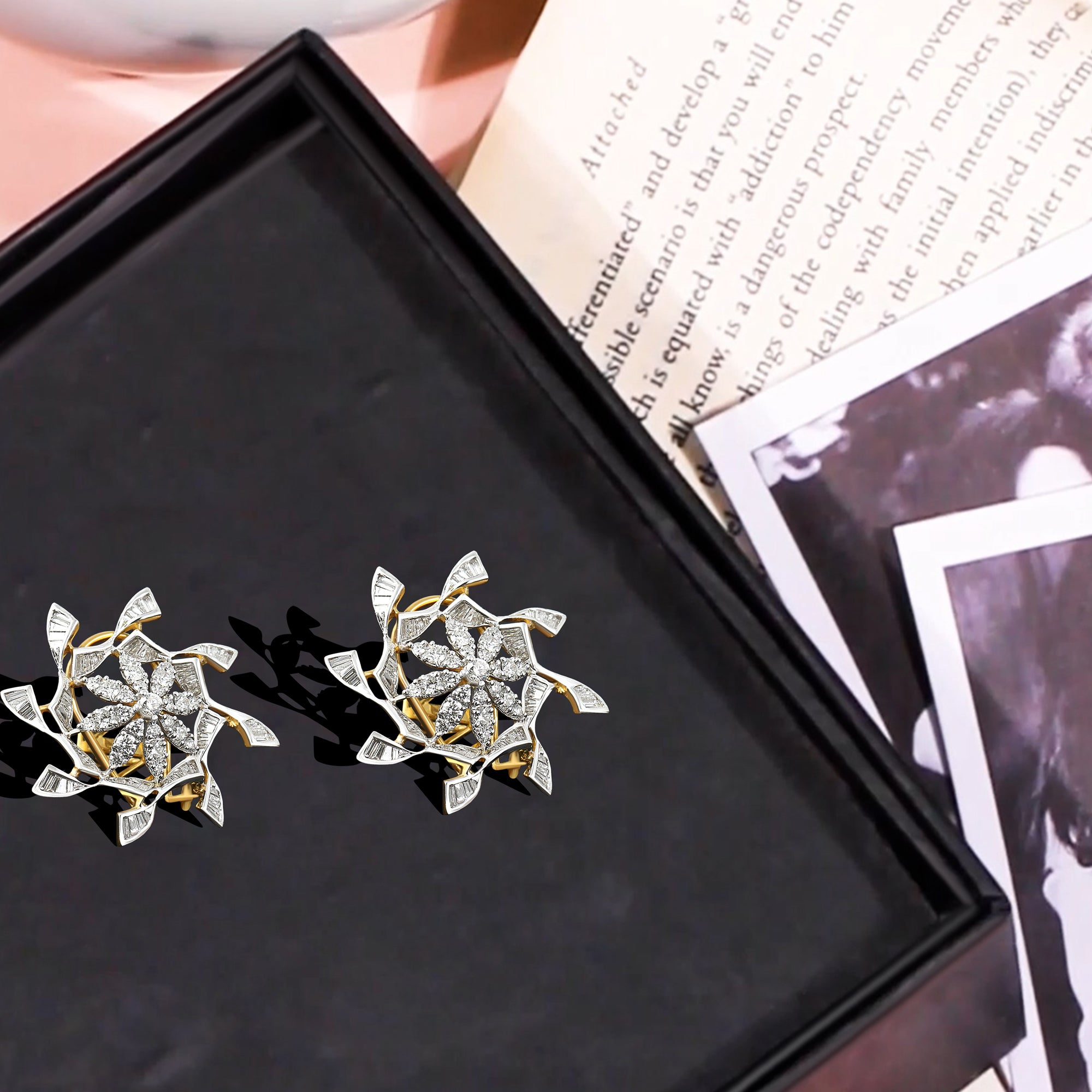 Celestia Bloom Diamond Studs