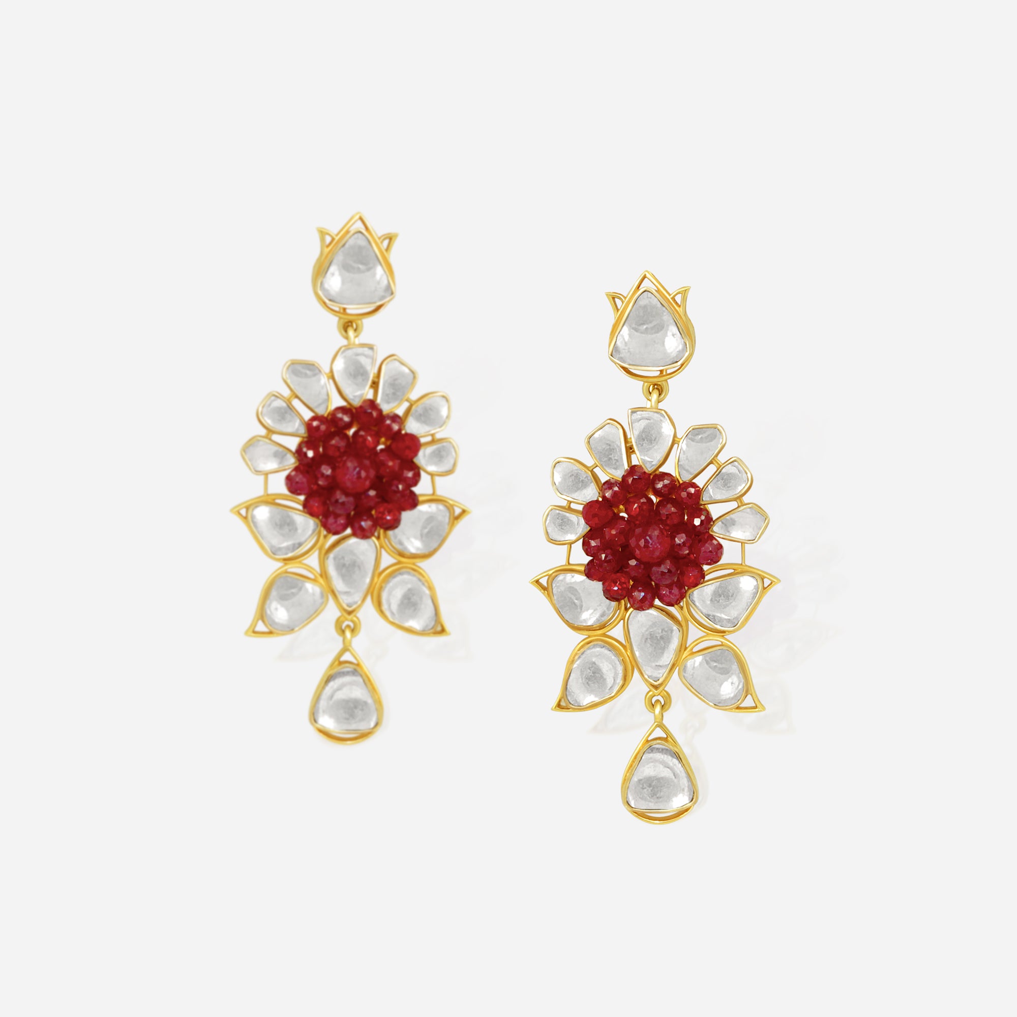 NityaSéra Ruby Bloom Earrings