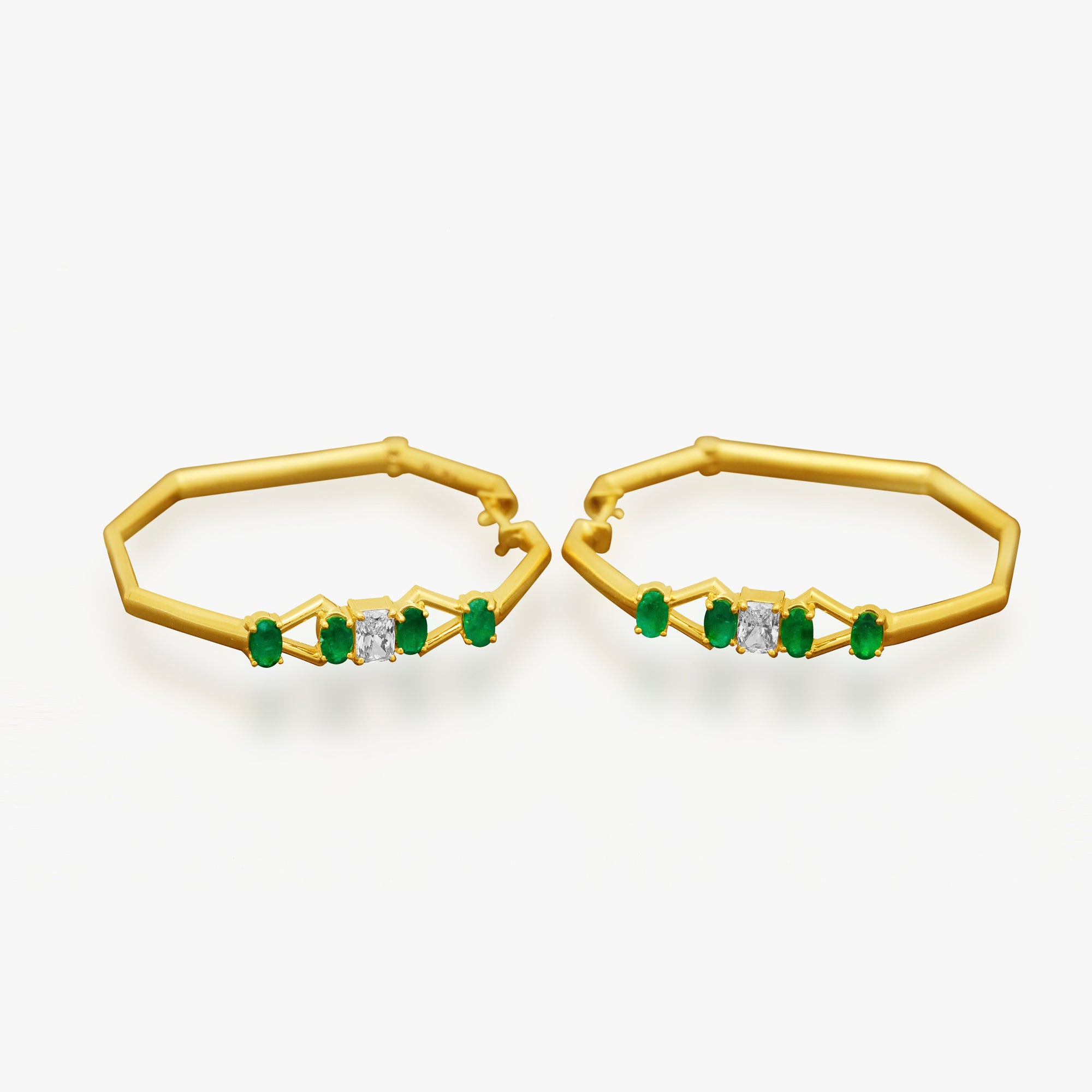 Verdant Aurora Hoops