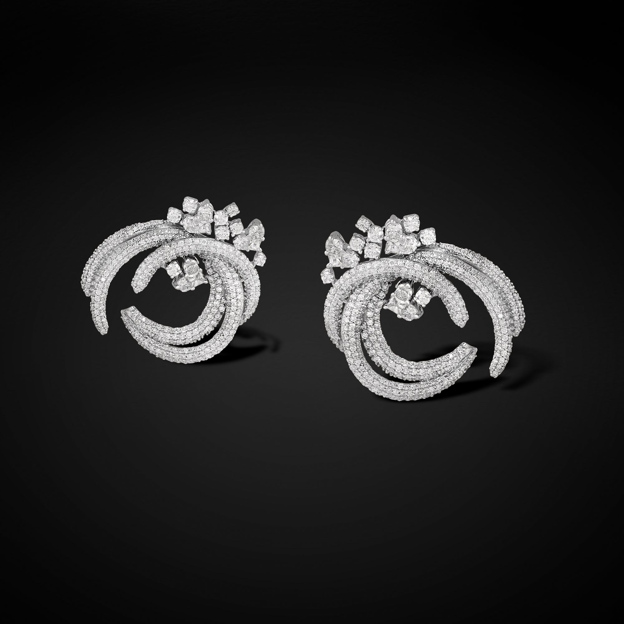 Celestia Swirl Earrings