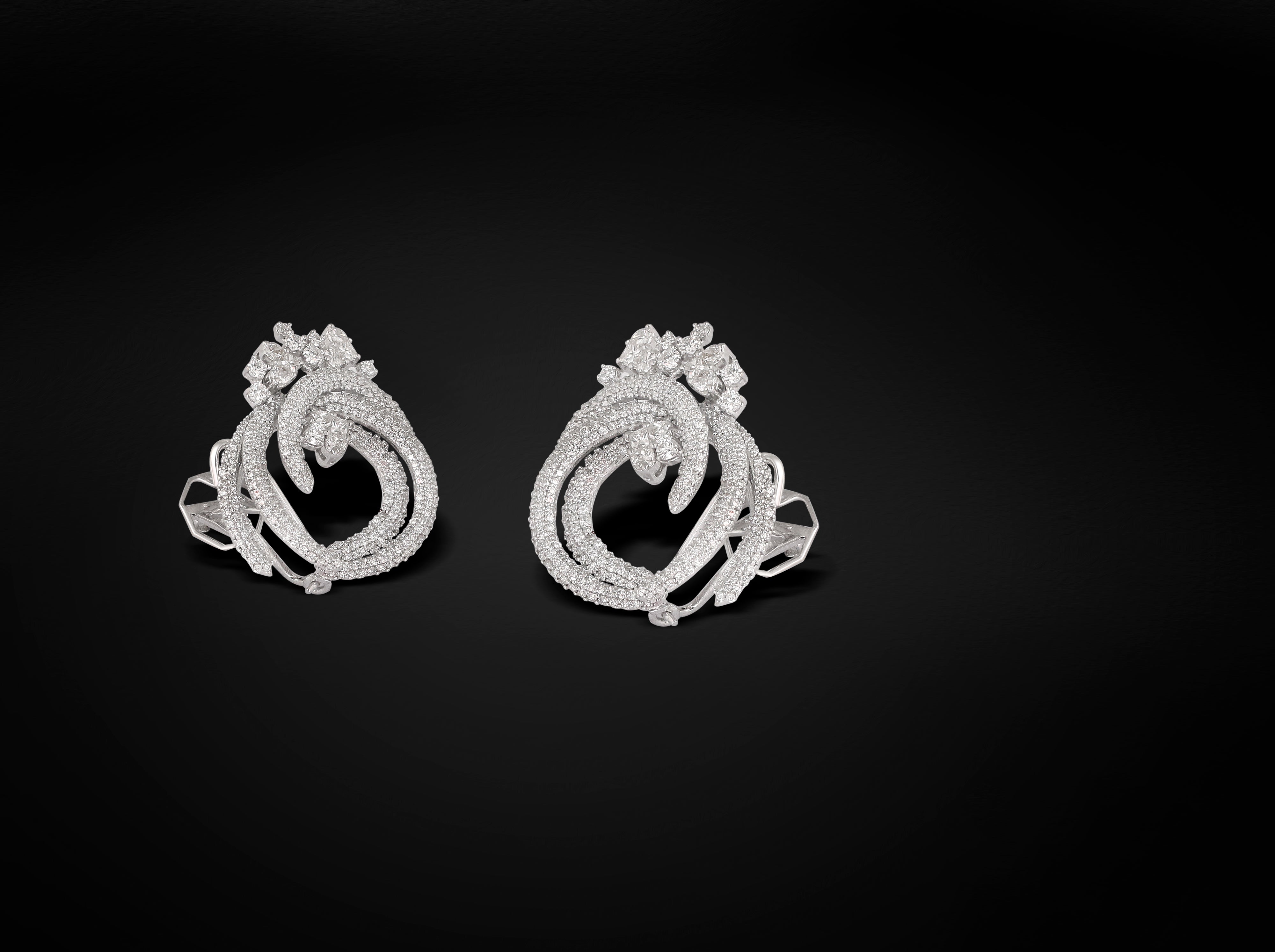 Celestia Swirl Earrings