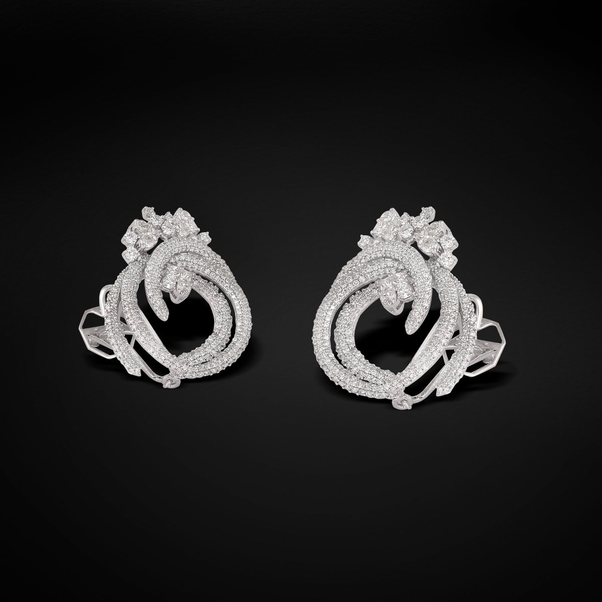 Celestia Swirl Earrings