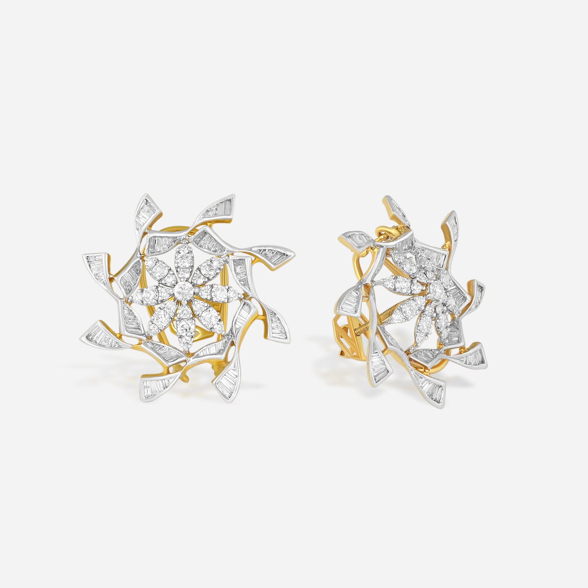 Celestia Bloom Diamond Studs