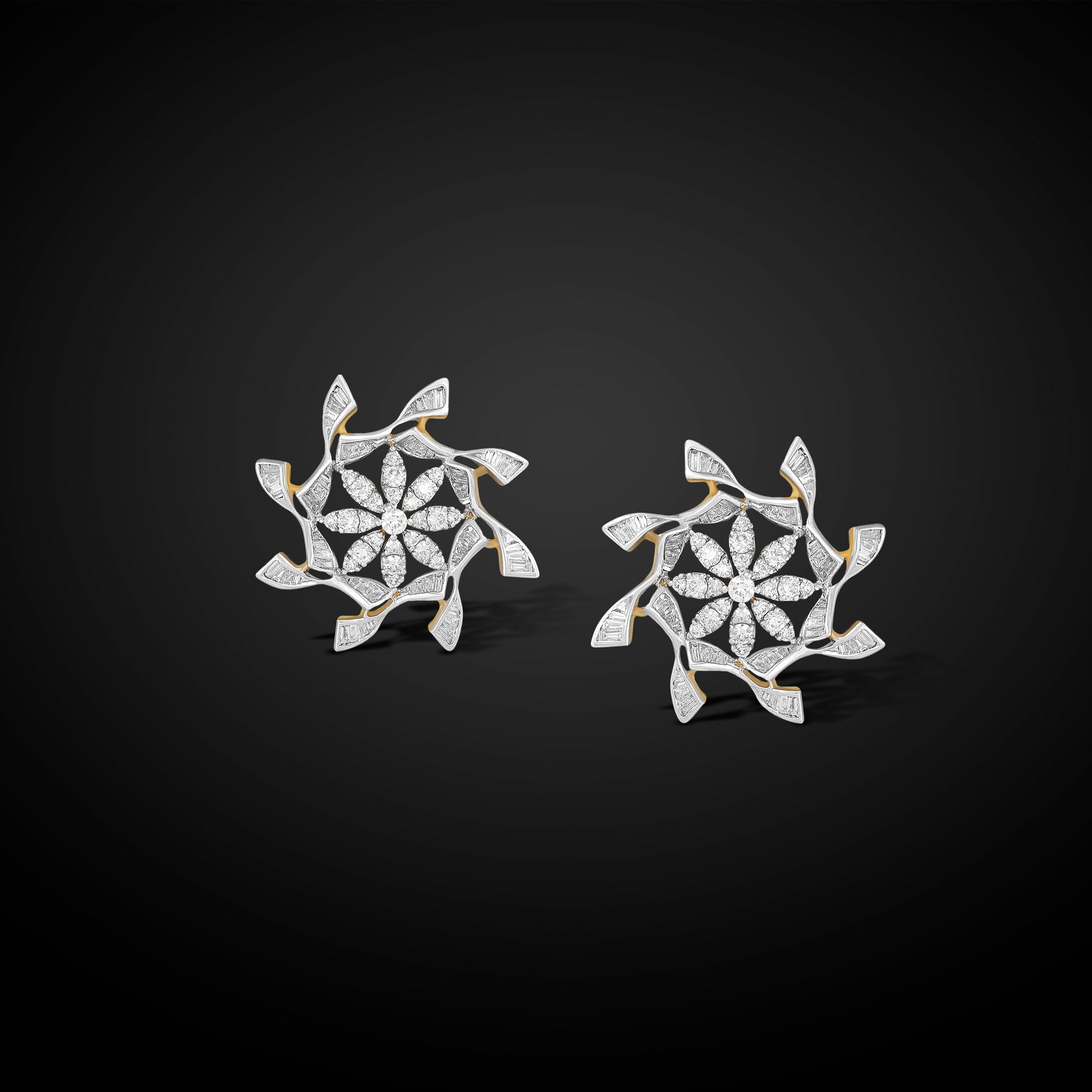 Celestia Bloom Diamond Studs
