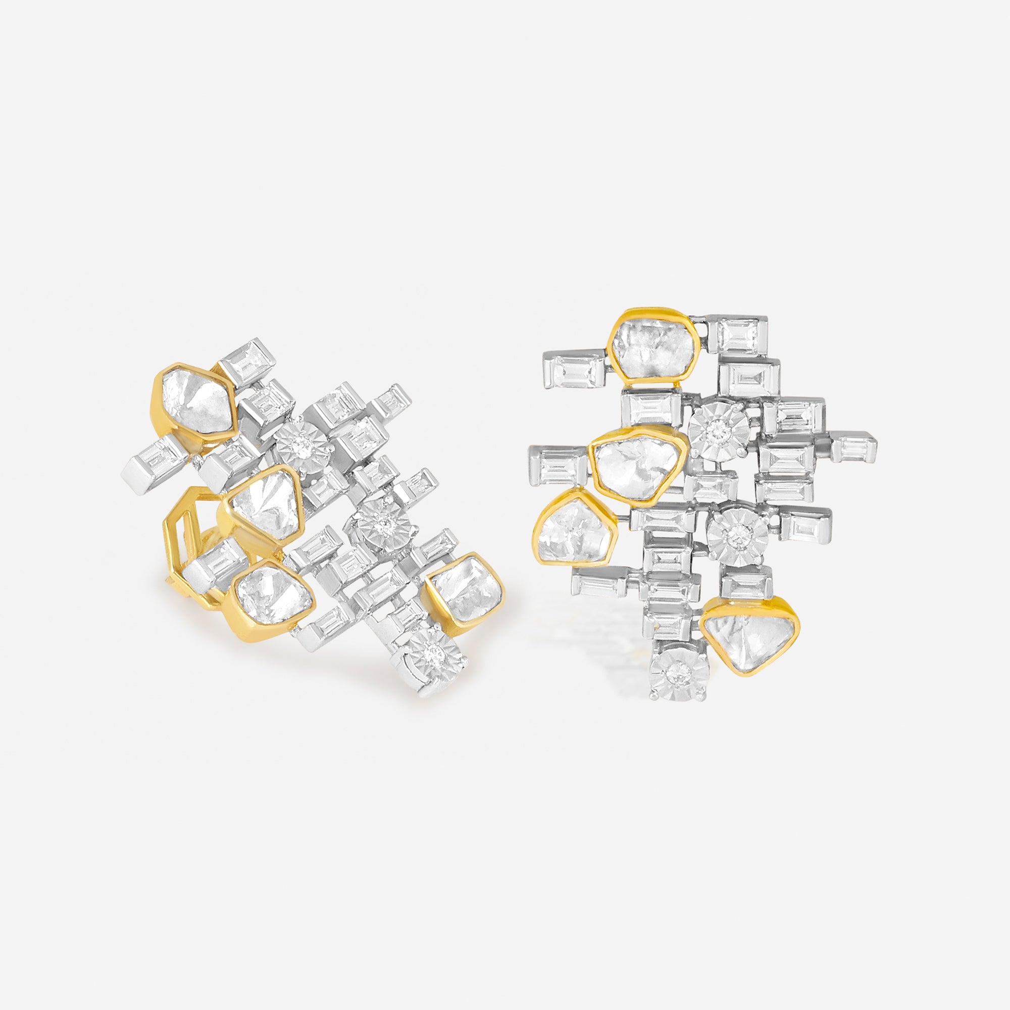 Aurora Mosaic Diamond Earrings