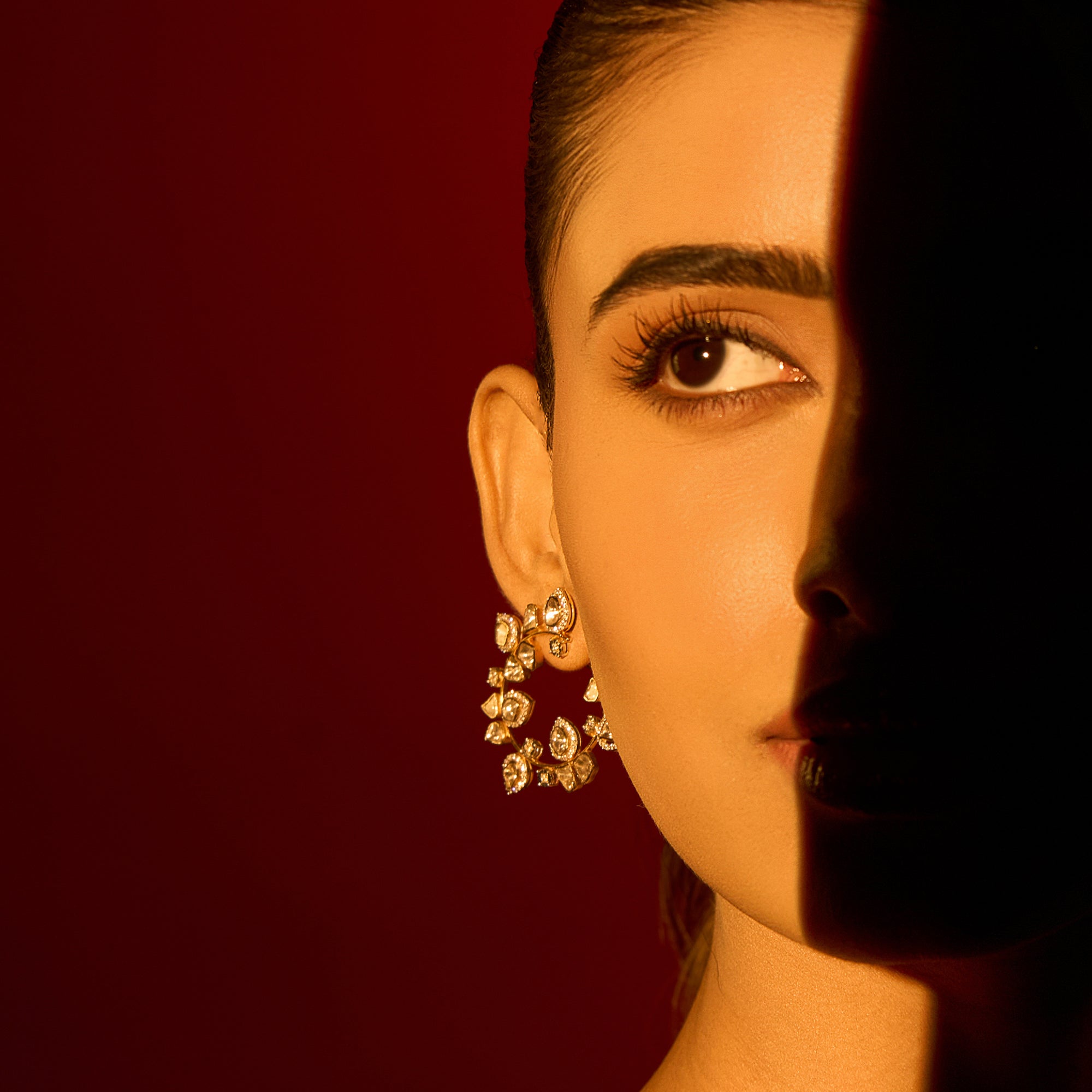 Petal Radiance Hoops