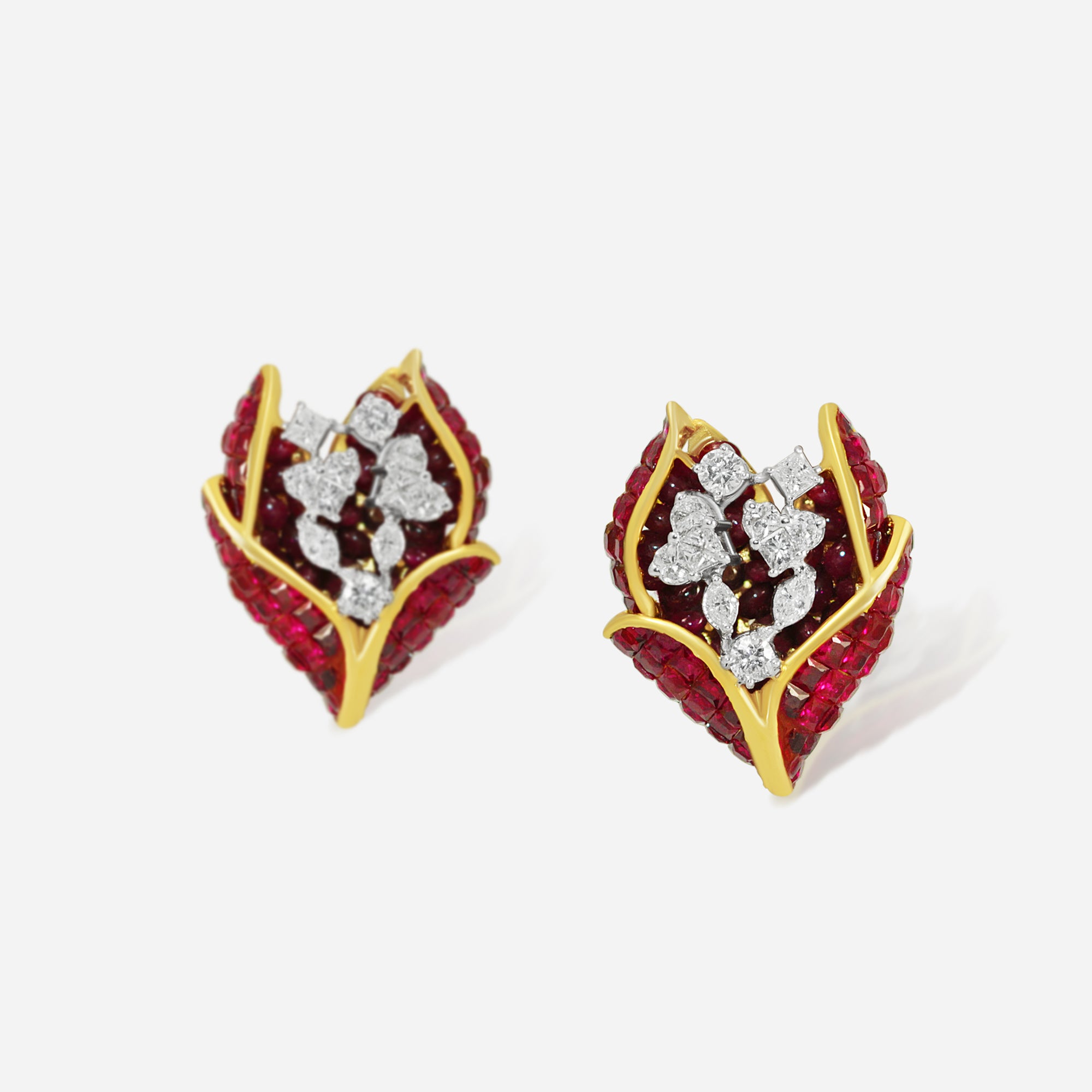 Ruby Embrace Earrings