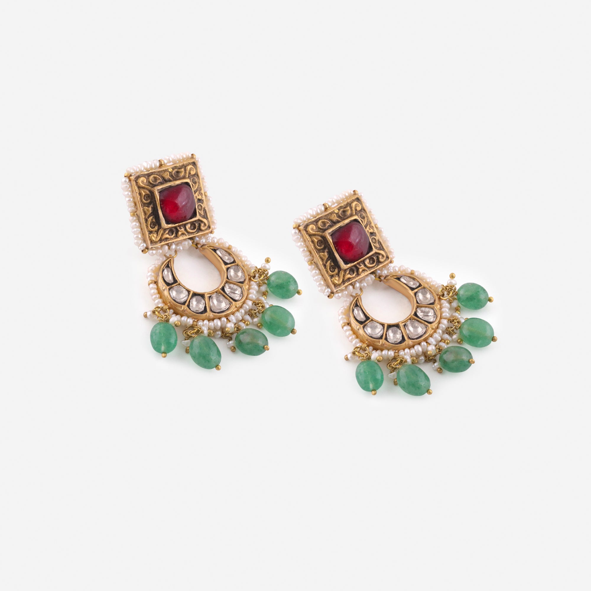 Royal Heritage Jadau Earrings