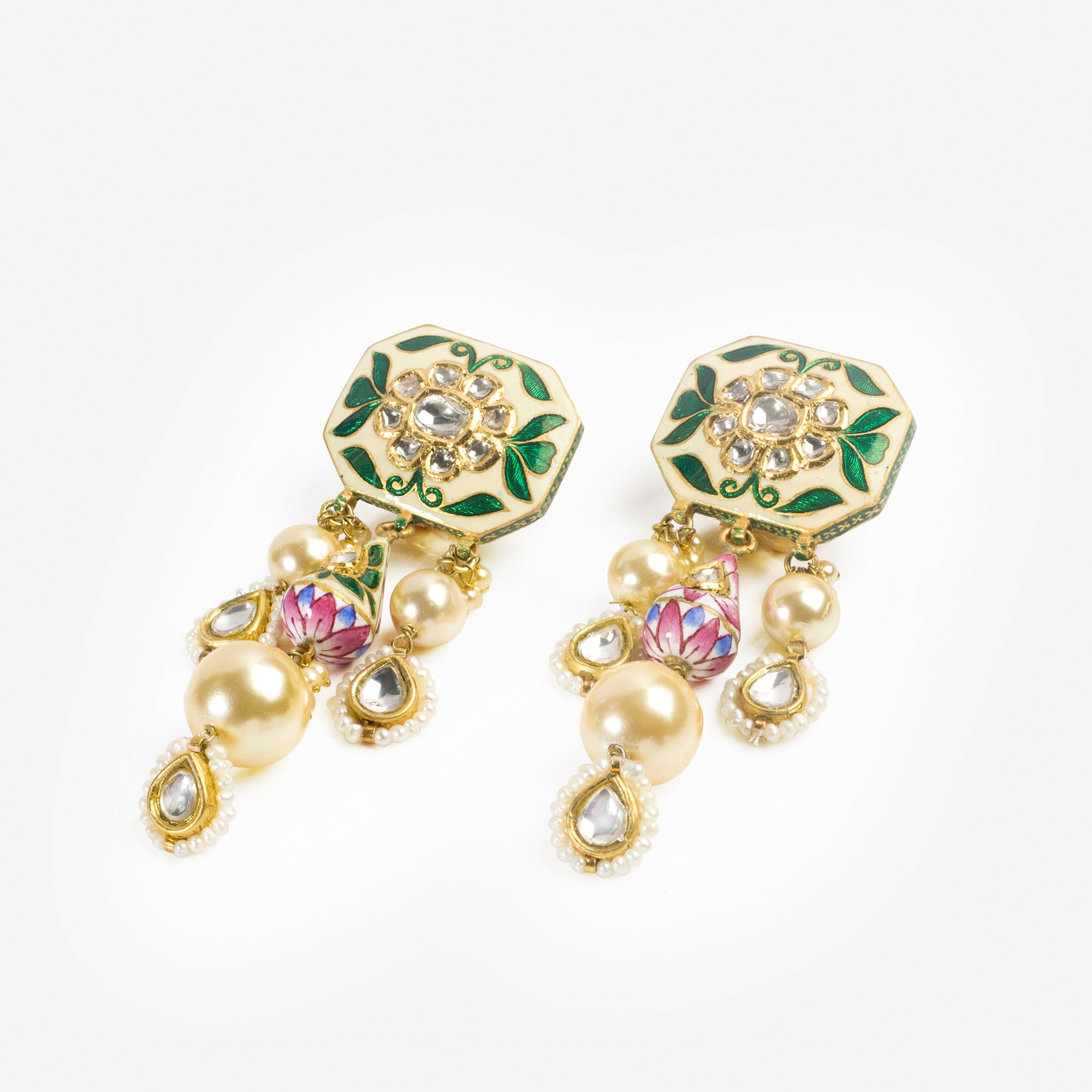 Gulistan Enamel & Pearl Chandeliers