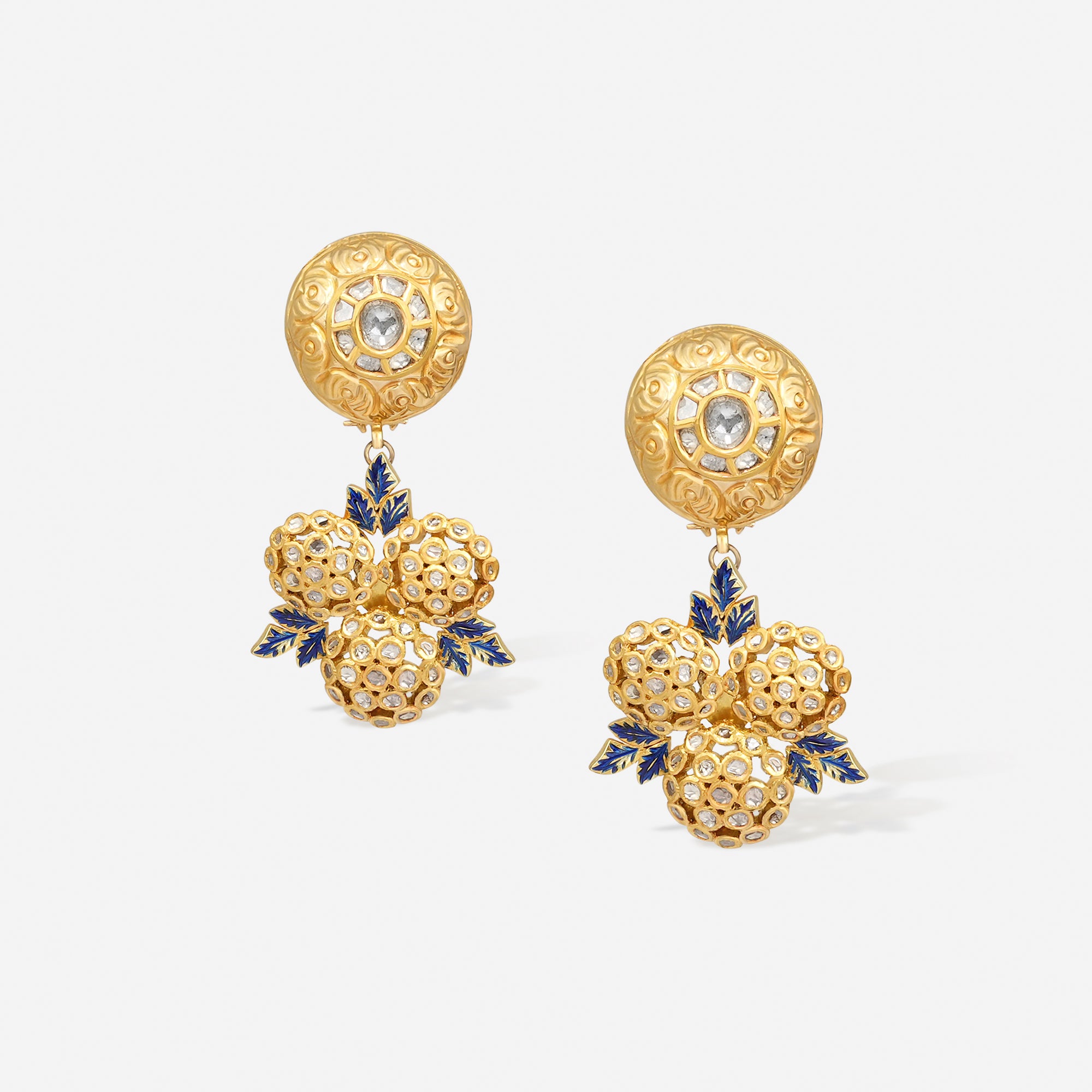 NityaSéra Kundan Bloom Earrings