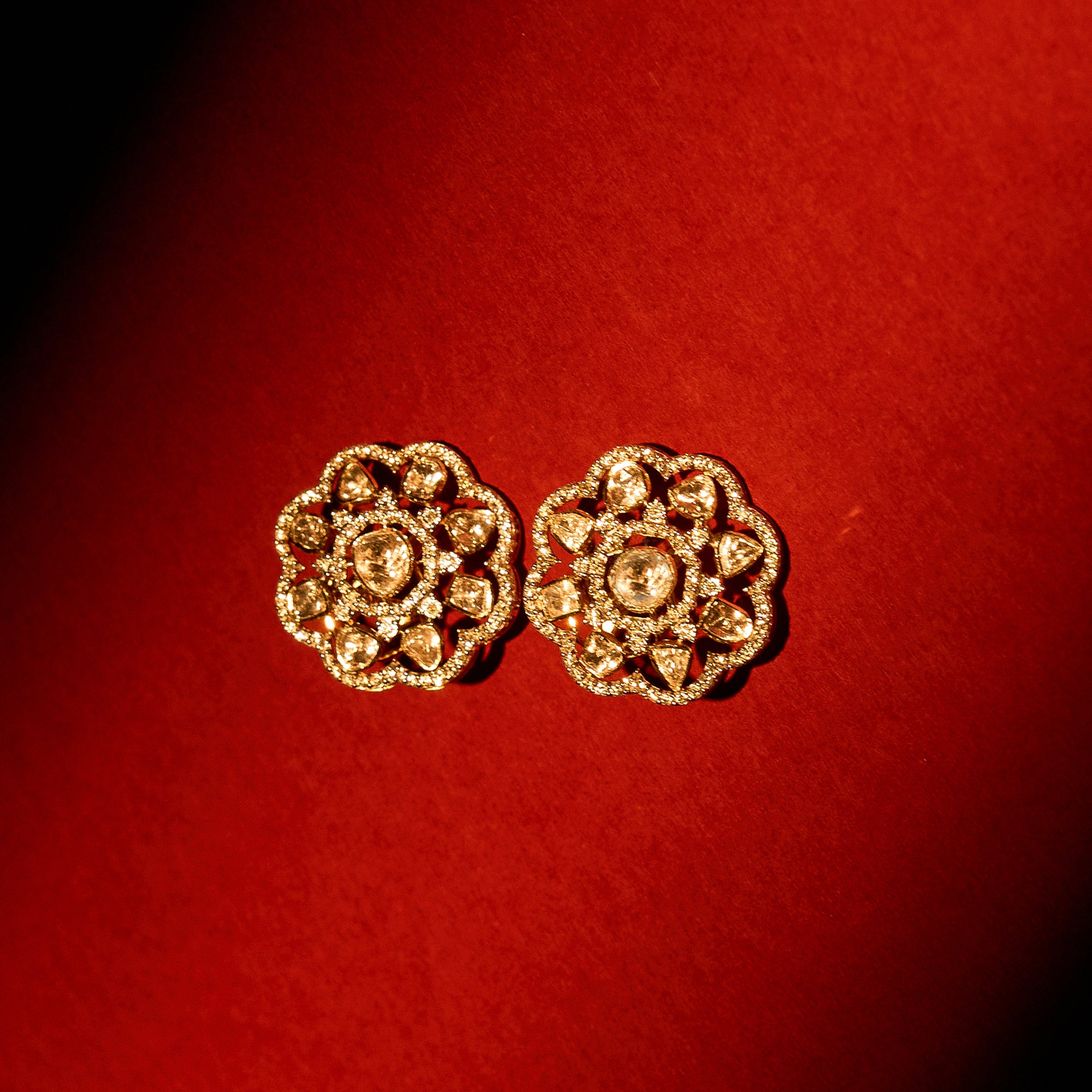 Rosette Grace Studs