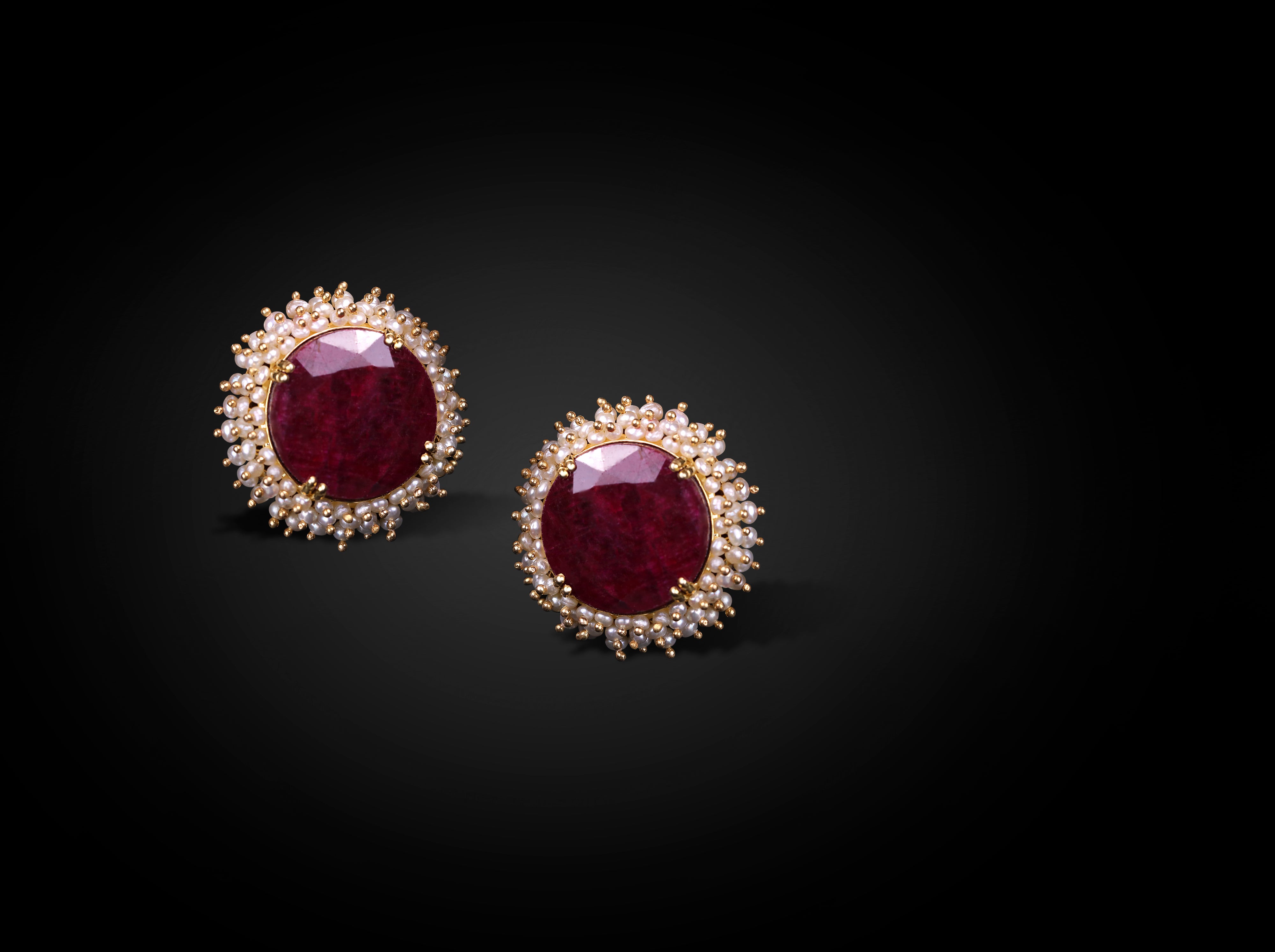 Crimson Majesty Studs