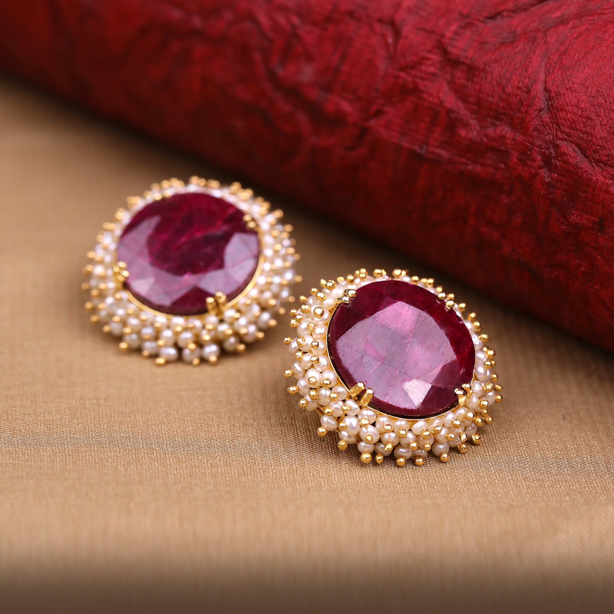 Crimson Majesty Studs