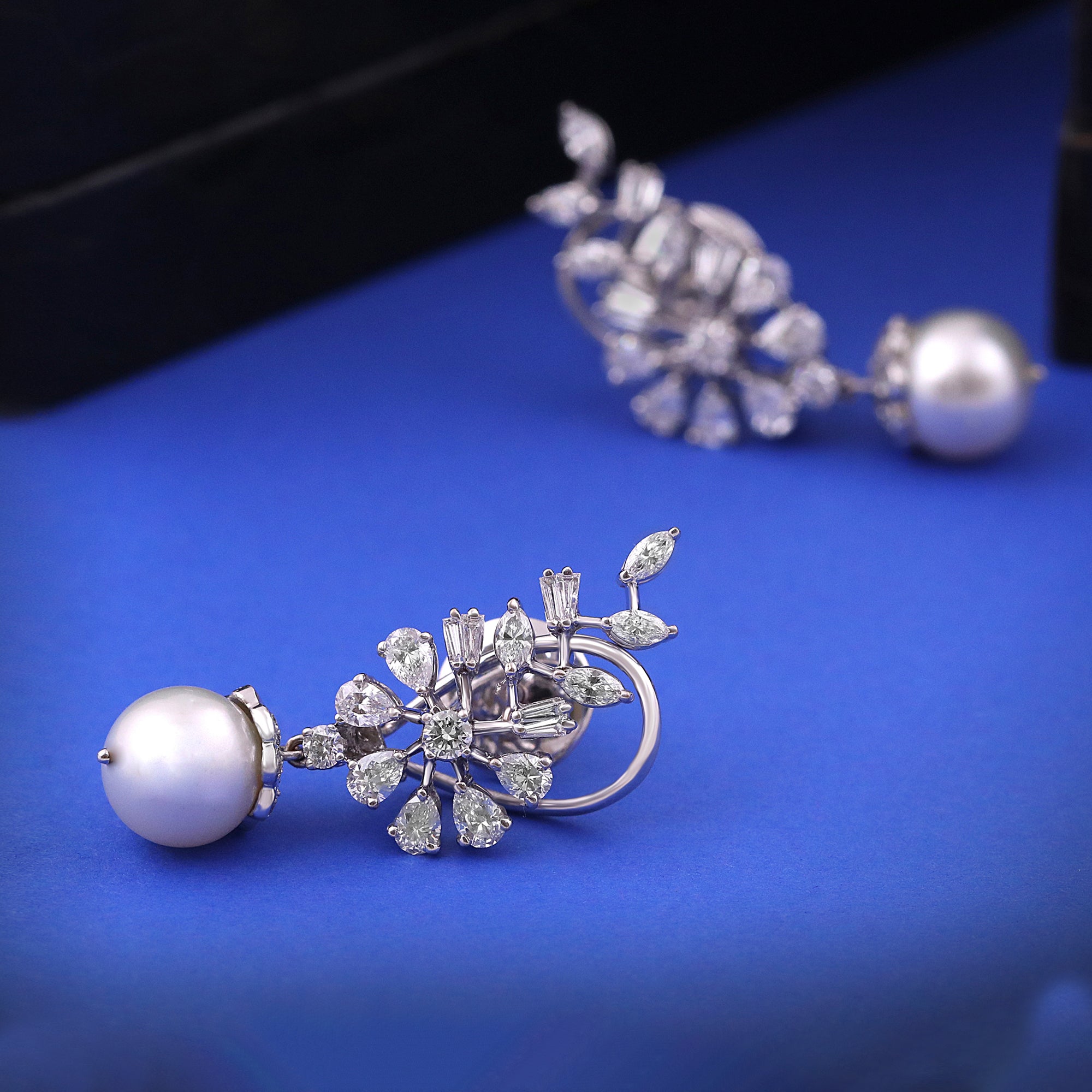 Diamond Bloom Earrings