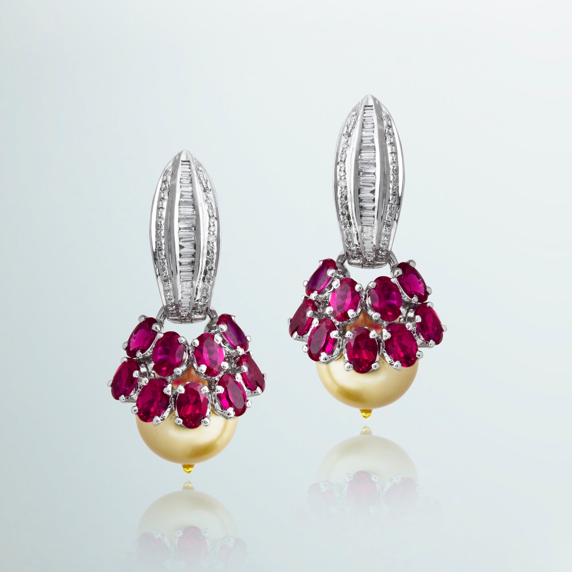 Scarlet Bloom Heritage Earrings