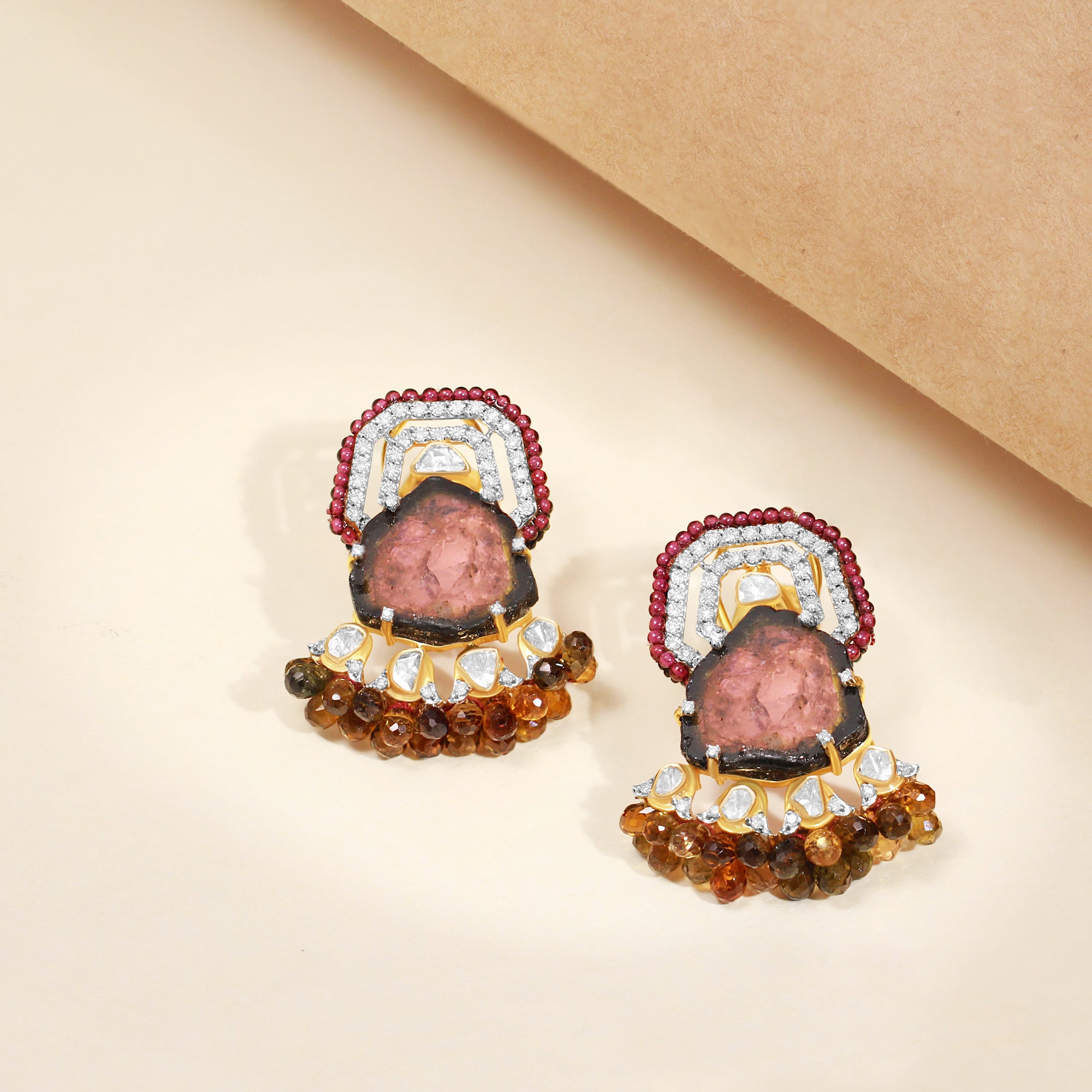 Regal Ember Earrings