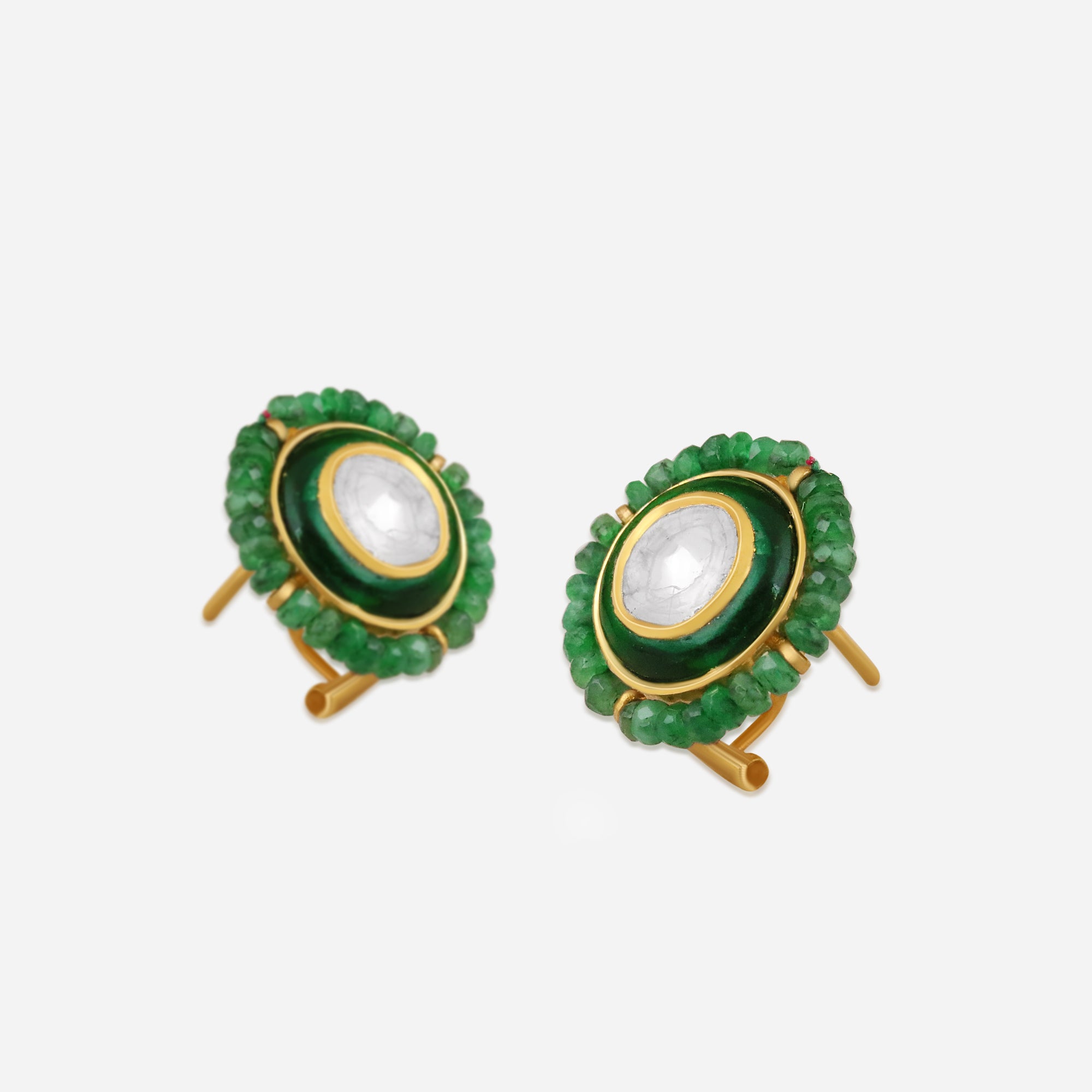 Meher Virdh Emerald Studs