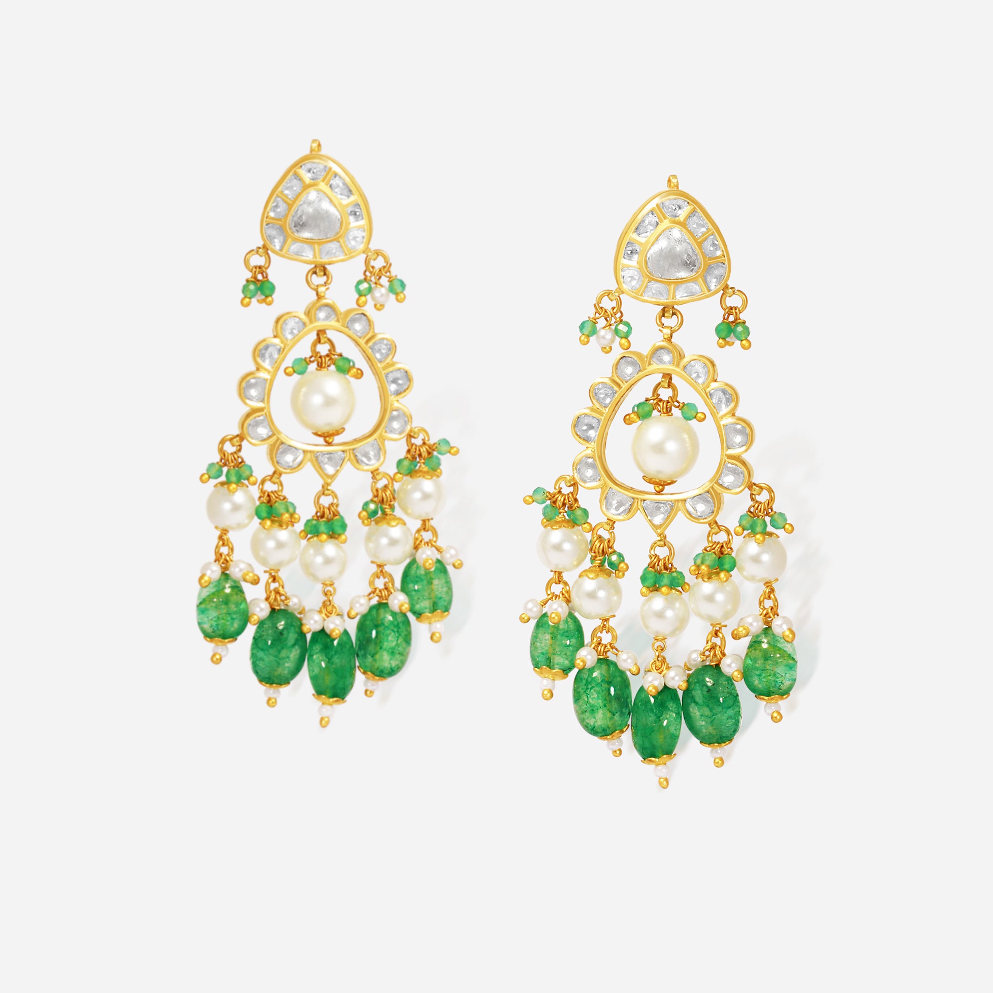 Dewdrop Polki Earrings