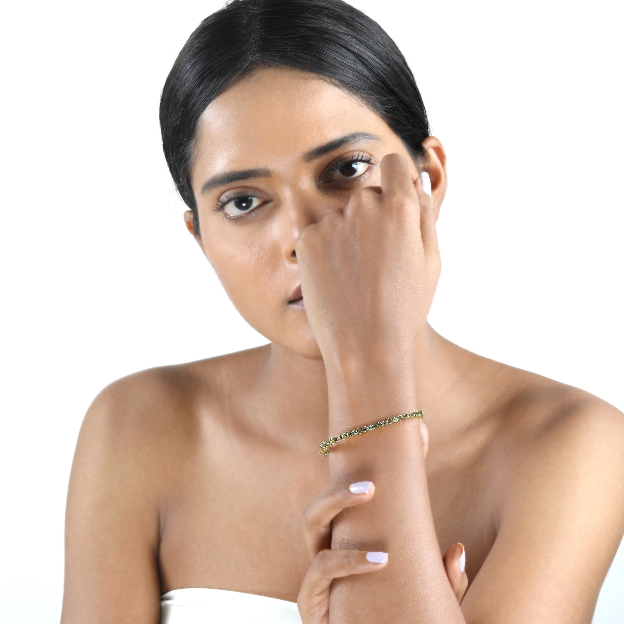 NuvarTé Geo Diamond Bracelet