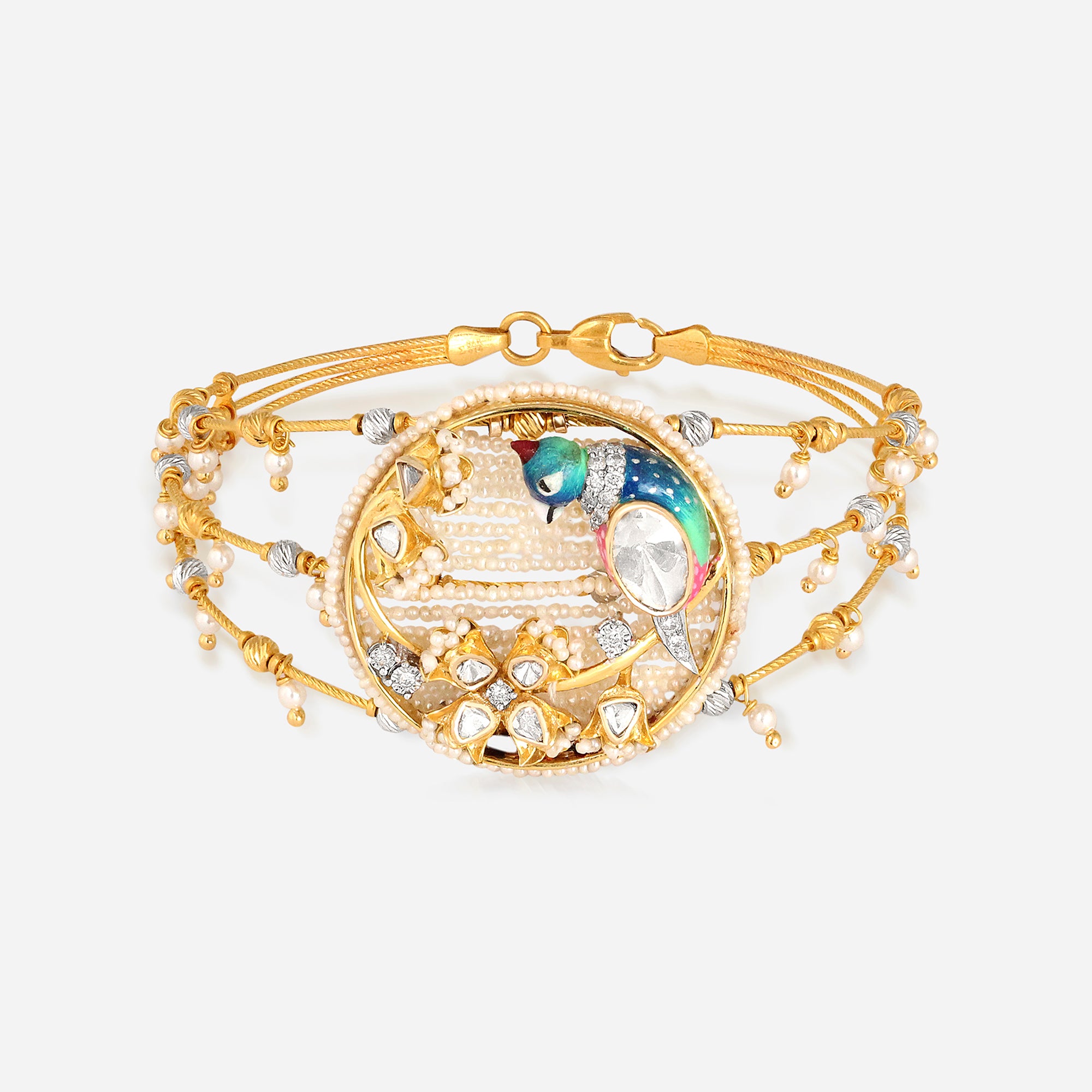 Enchanted Garden Bird Bracelet