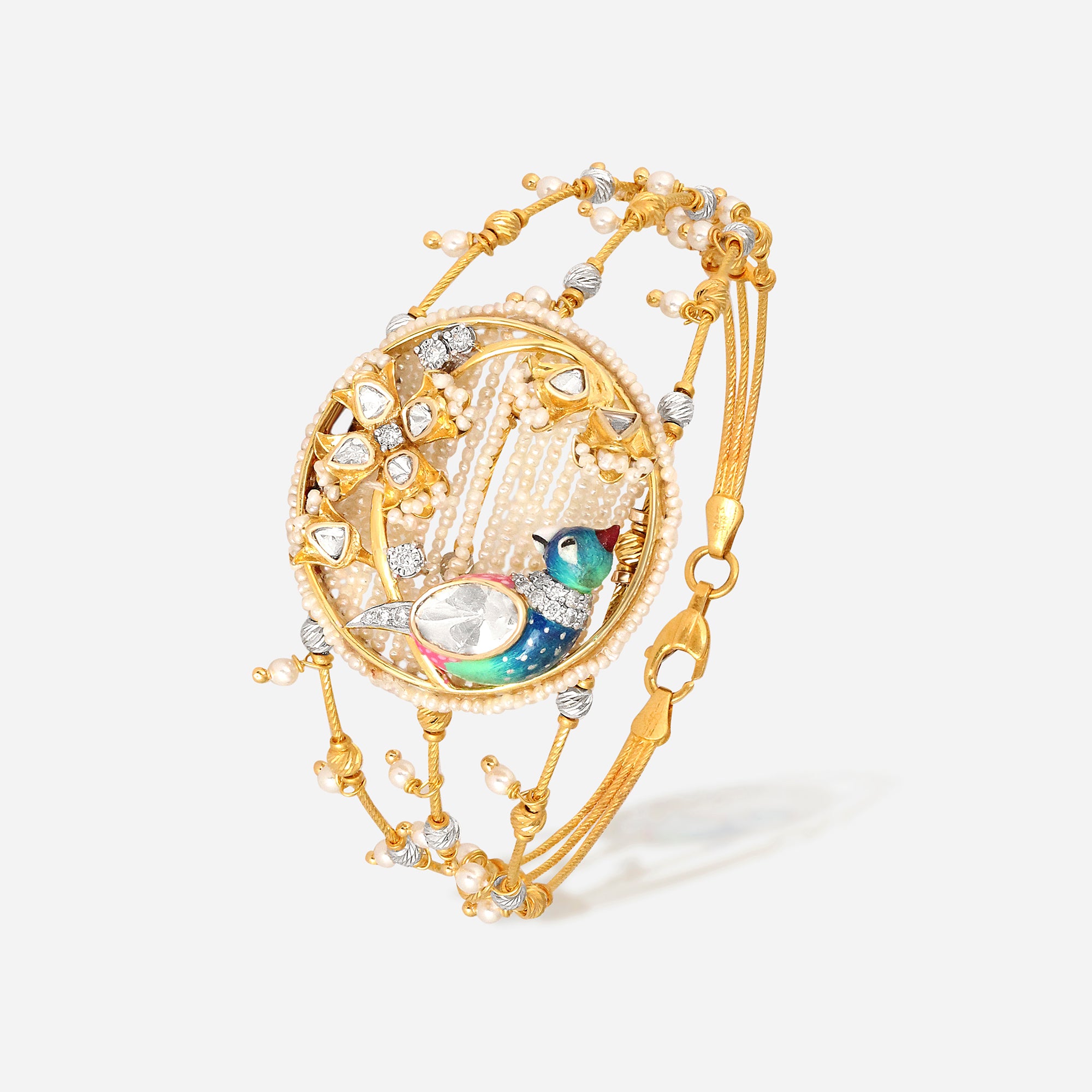 Enchanted Garden Bird Bracelet