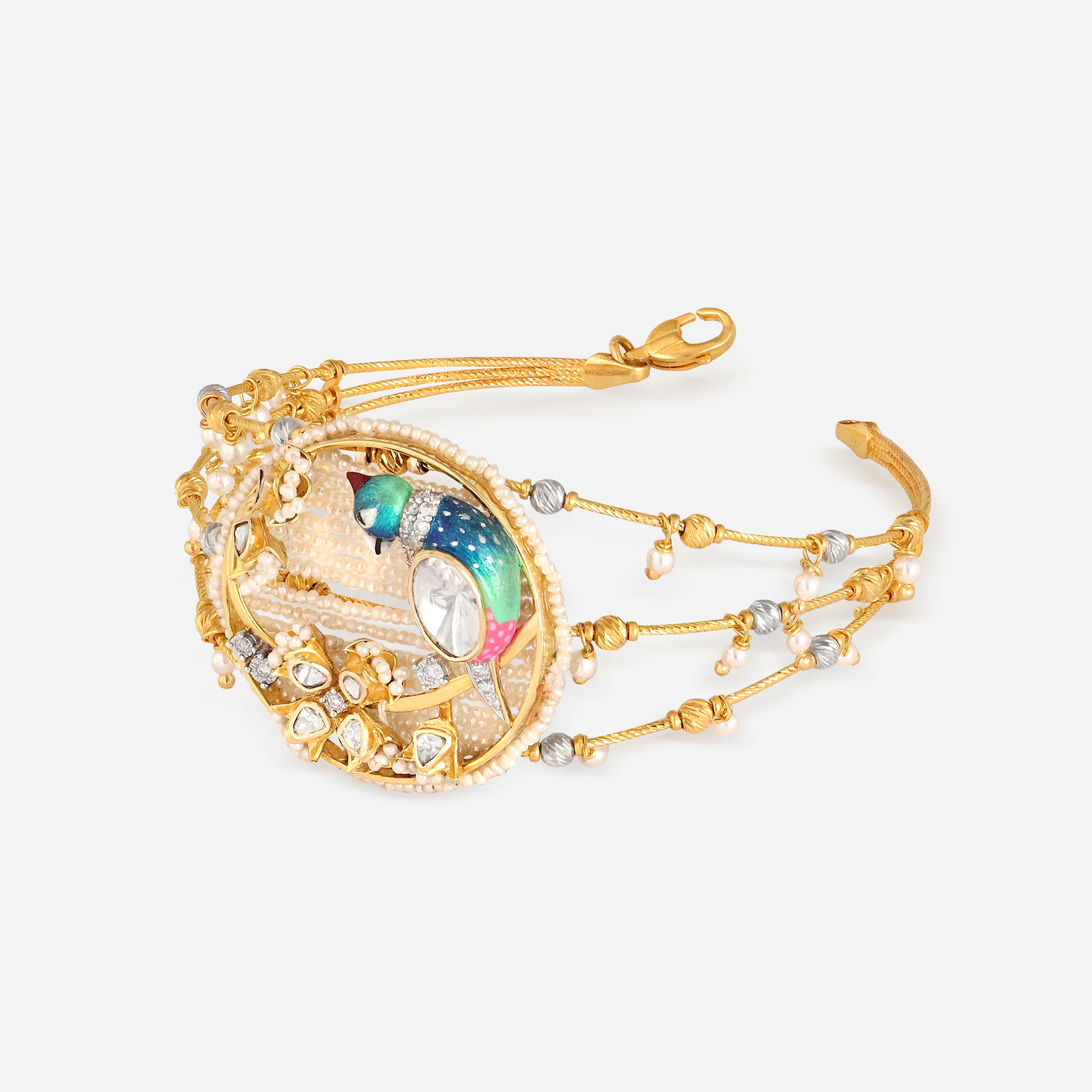 Enchanted Garden Bird Bracelet
