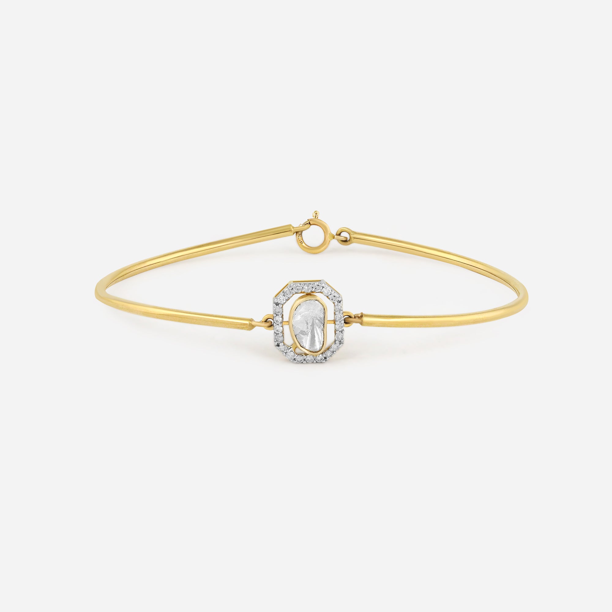 Vintage Halo Diamond Bracelet