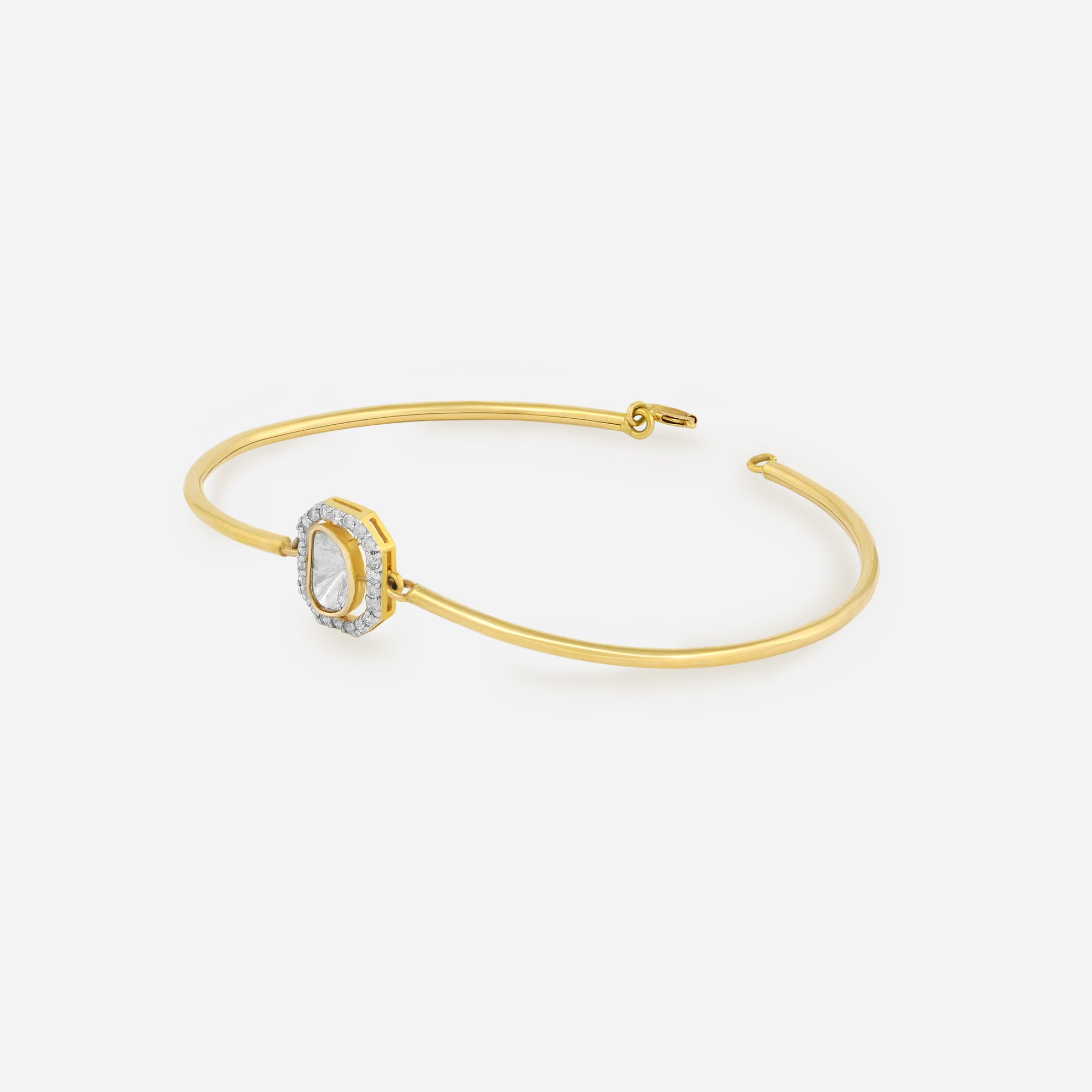 Vintage Halo Diamond Bracelet