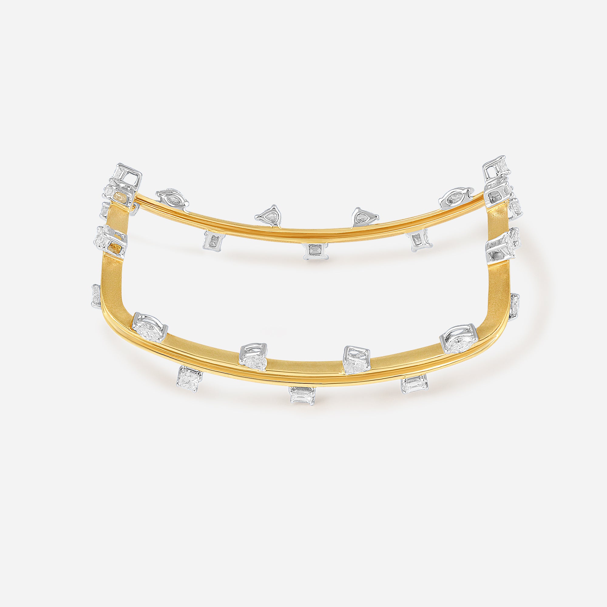 Radiant Cascade Diamond Bangle