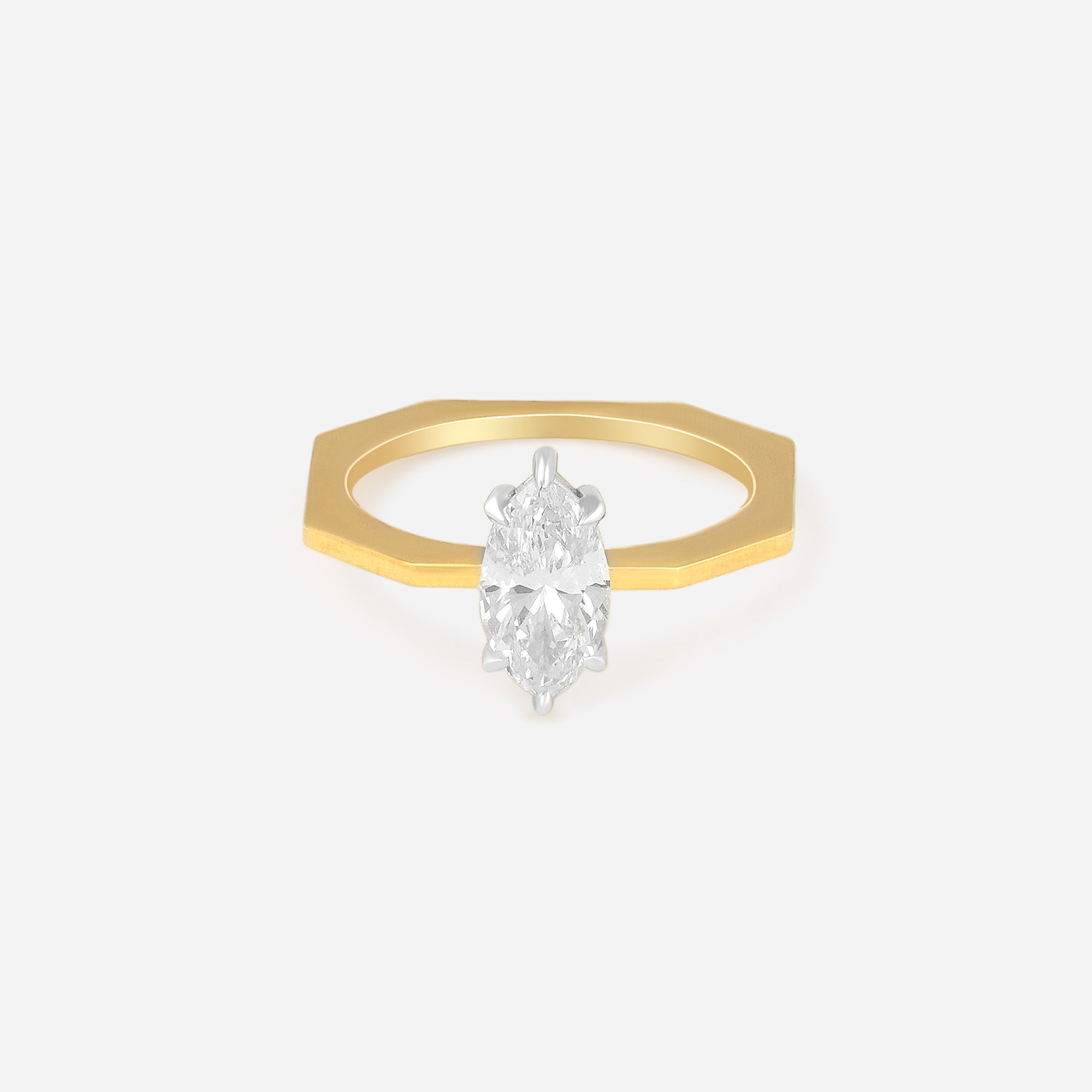 Radiant Solitaire Ring