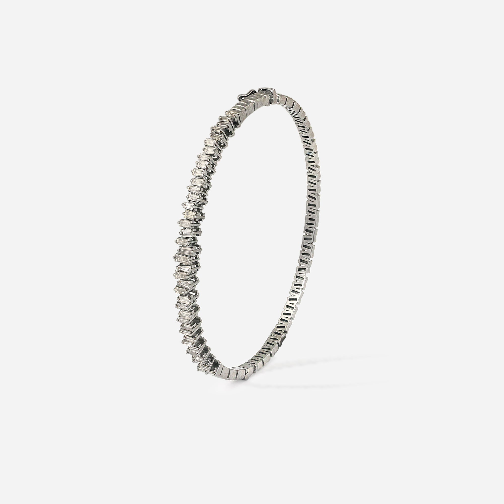 NuvarTé Noir Baguette Bracelet