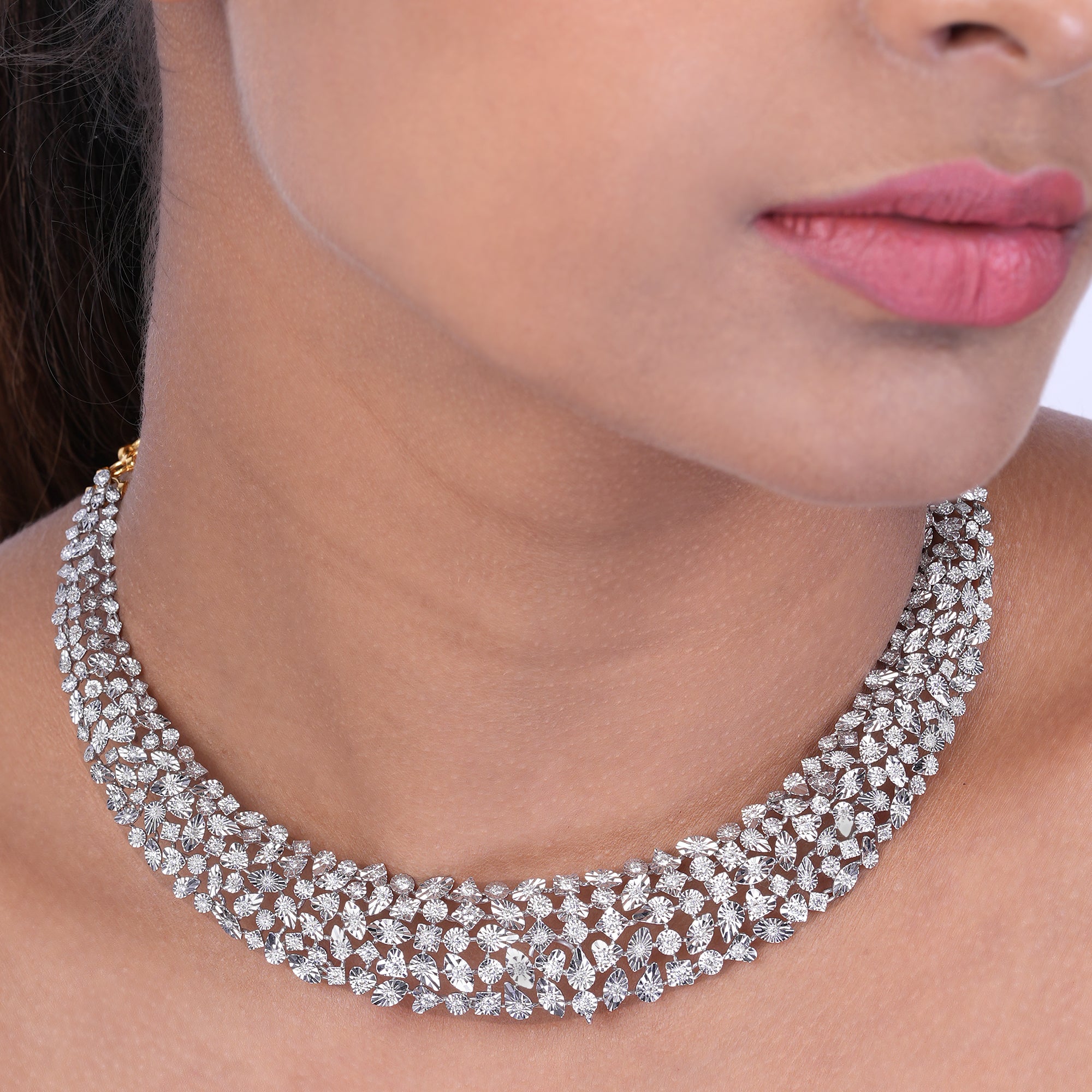 Celestial Sparkle Diamond Necklace