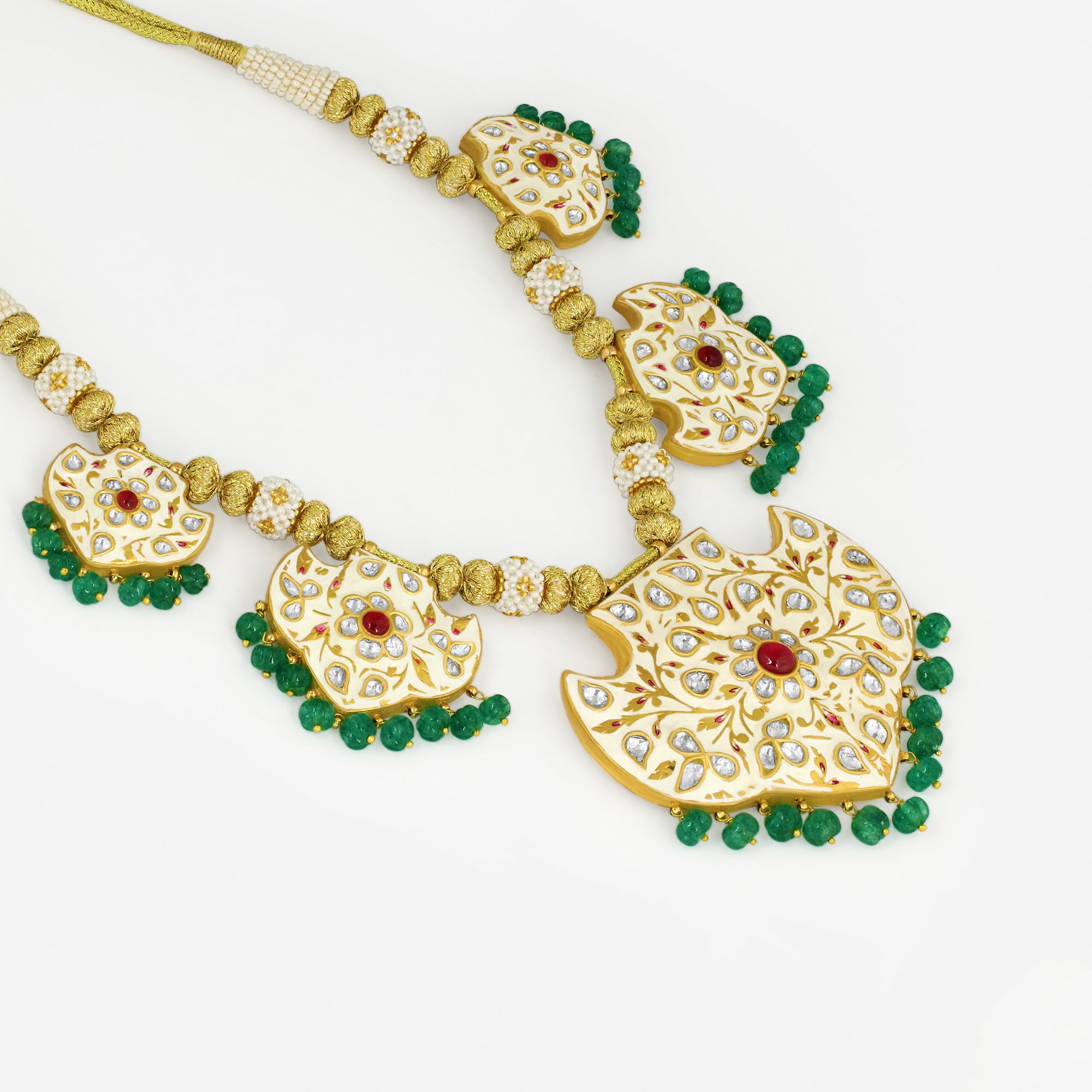 Rajwada Polki Heritage Necklace