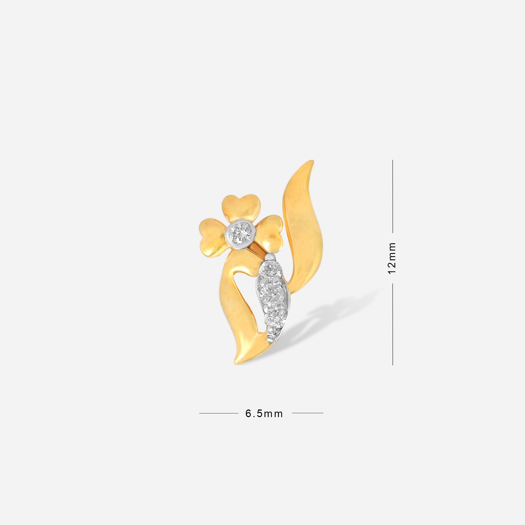 Floral Diamond Studs