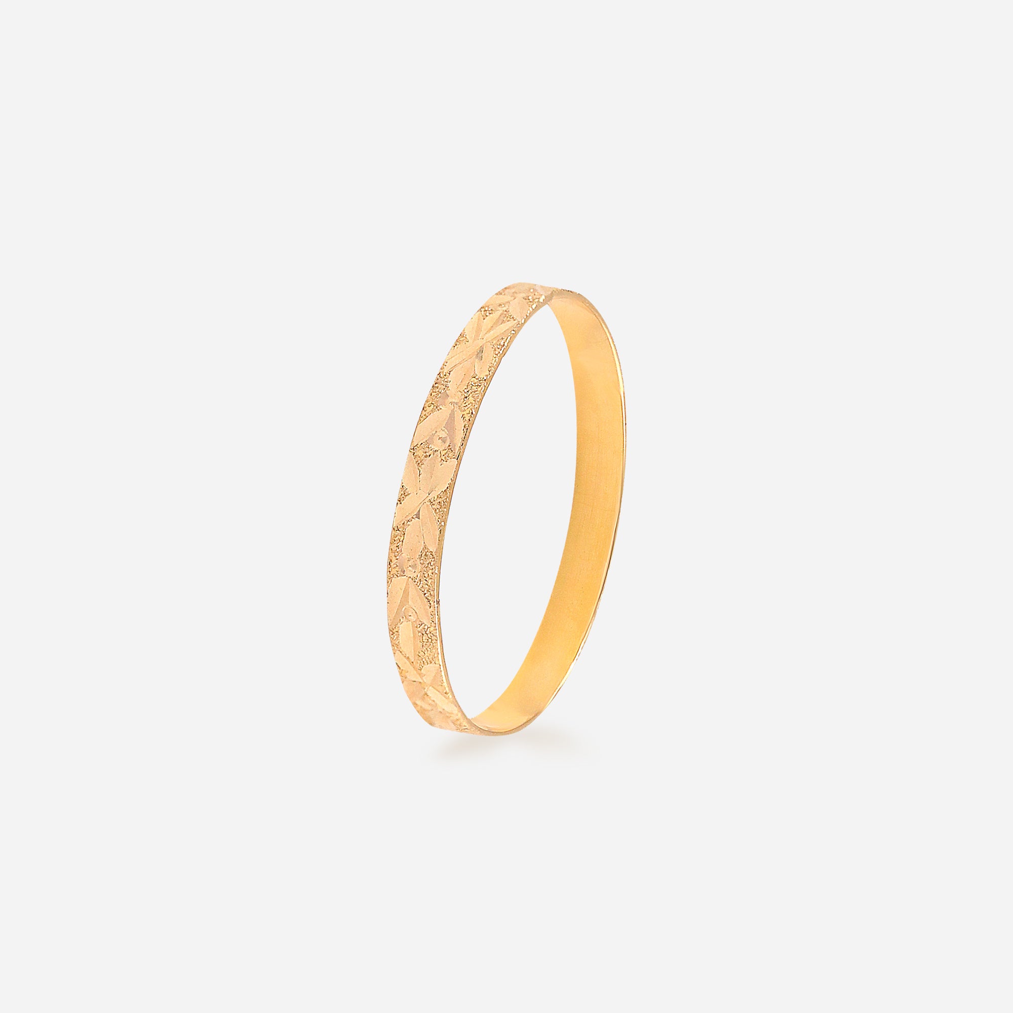 Engraved Gold Ring