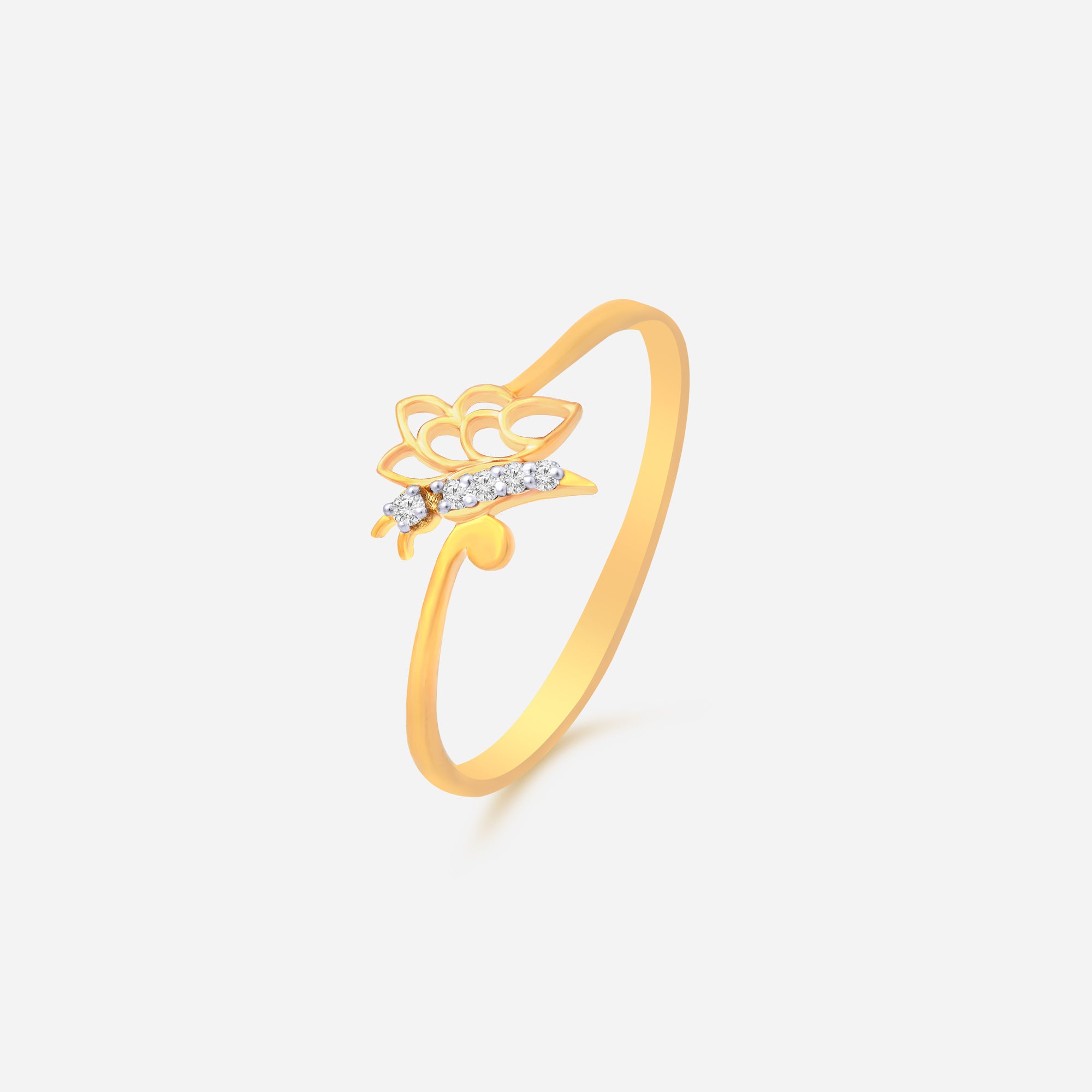 Butterfly Diamond Ring