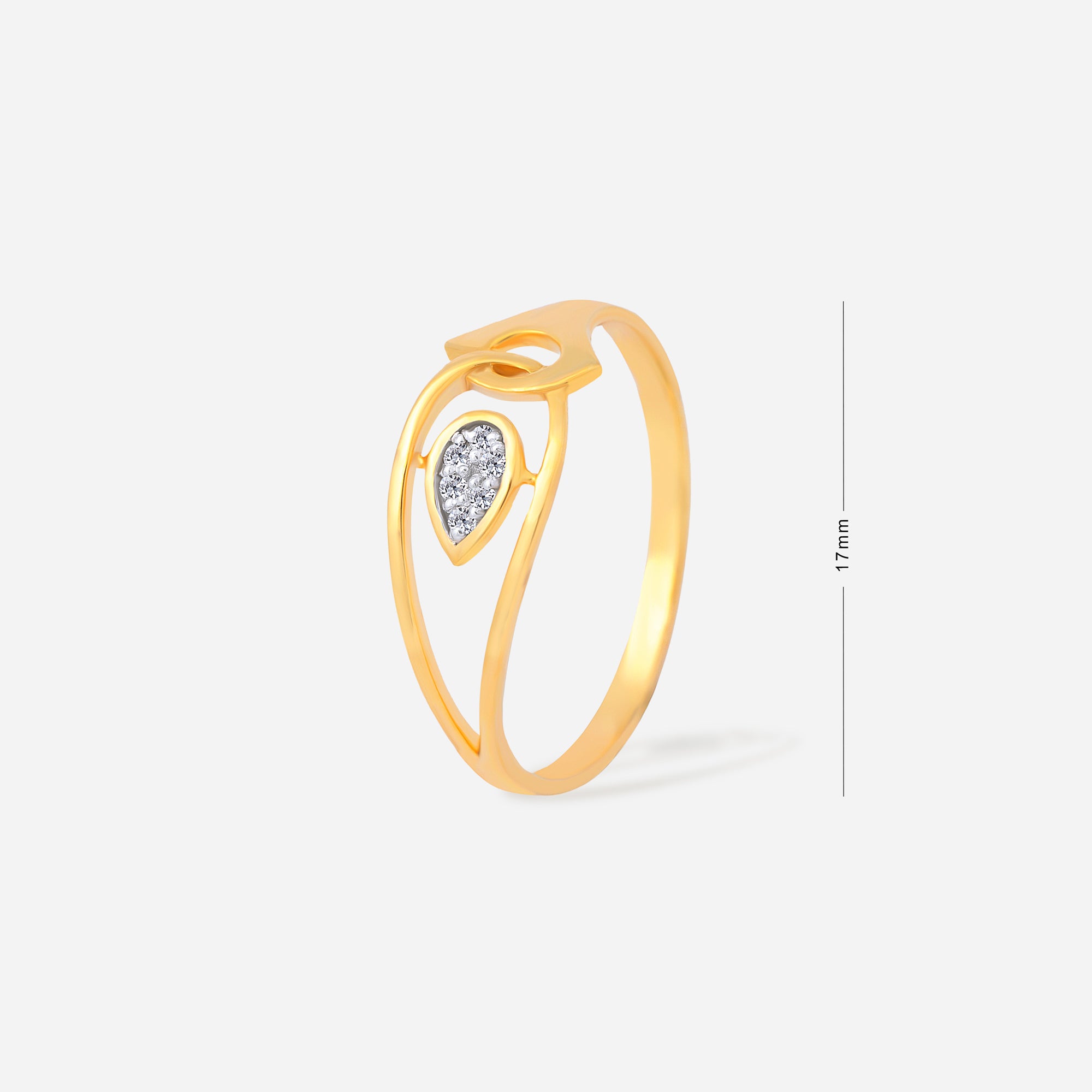 Linked Diamond Ring