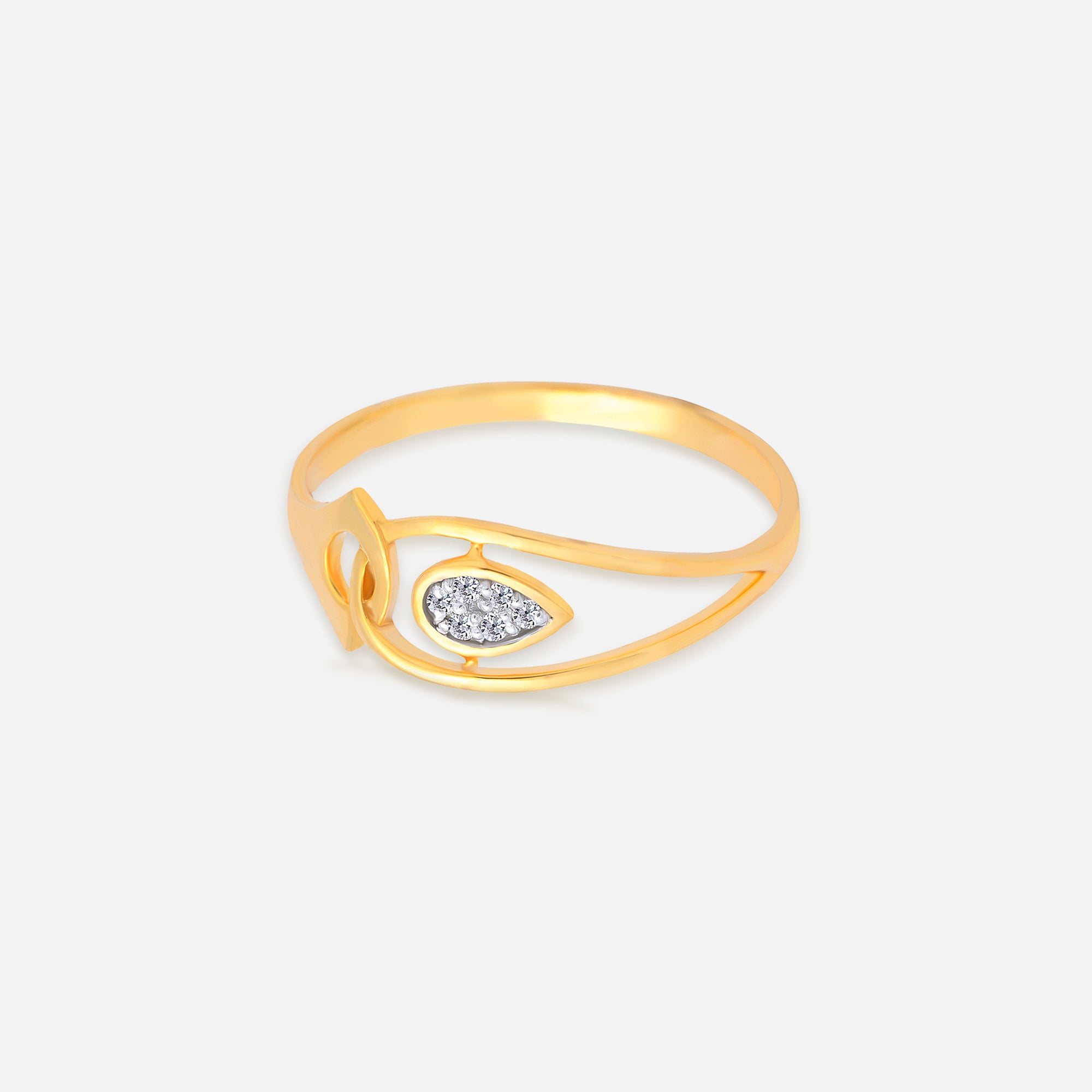 Linked Diamond Ring