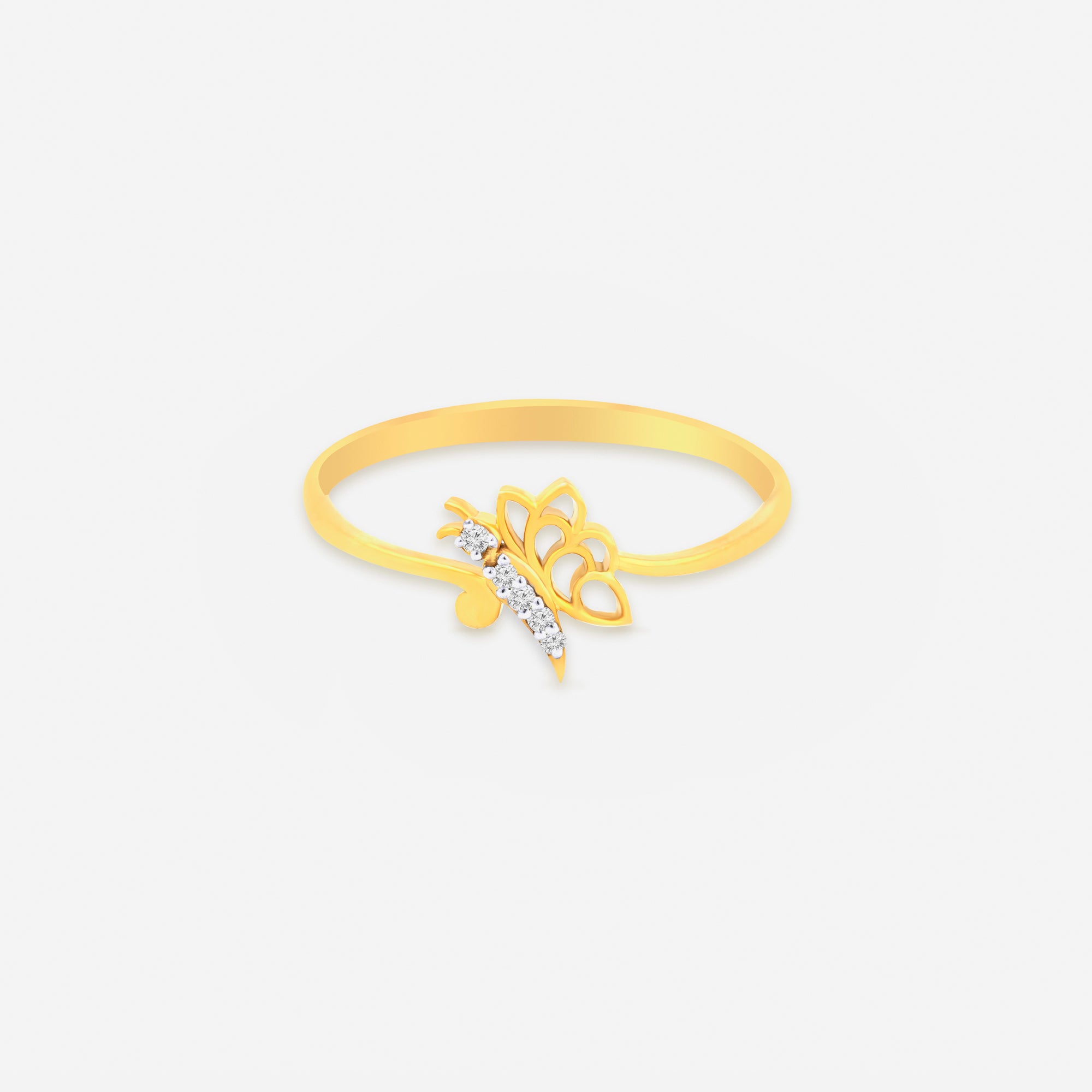 Butterfly Diamond Ring