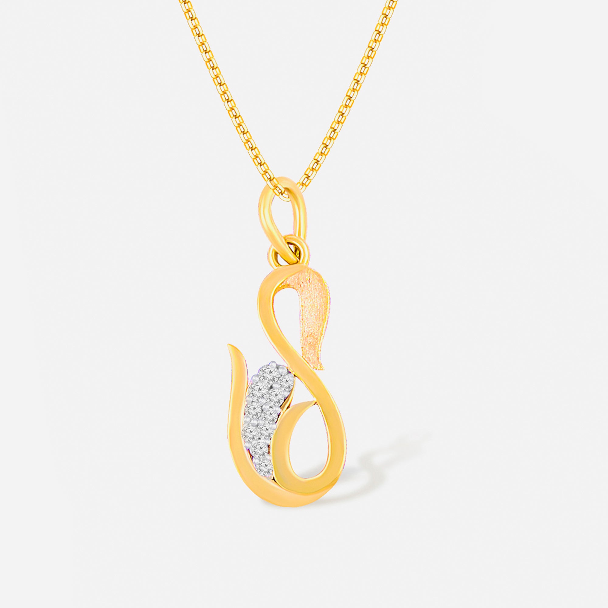 Music Note Gold Pendant
