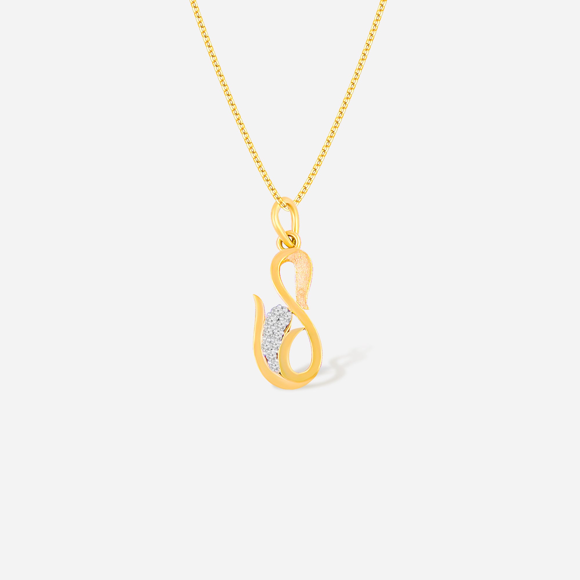Music Note Gold Pendant
