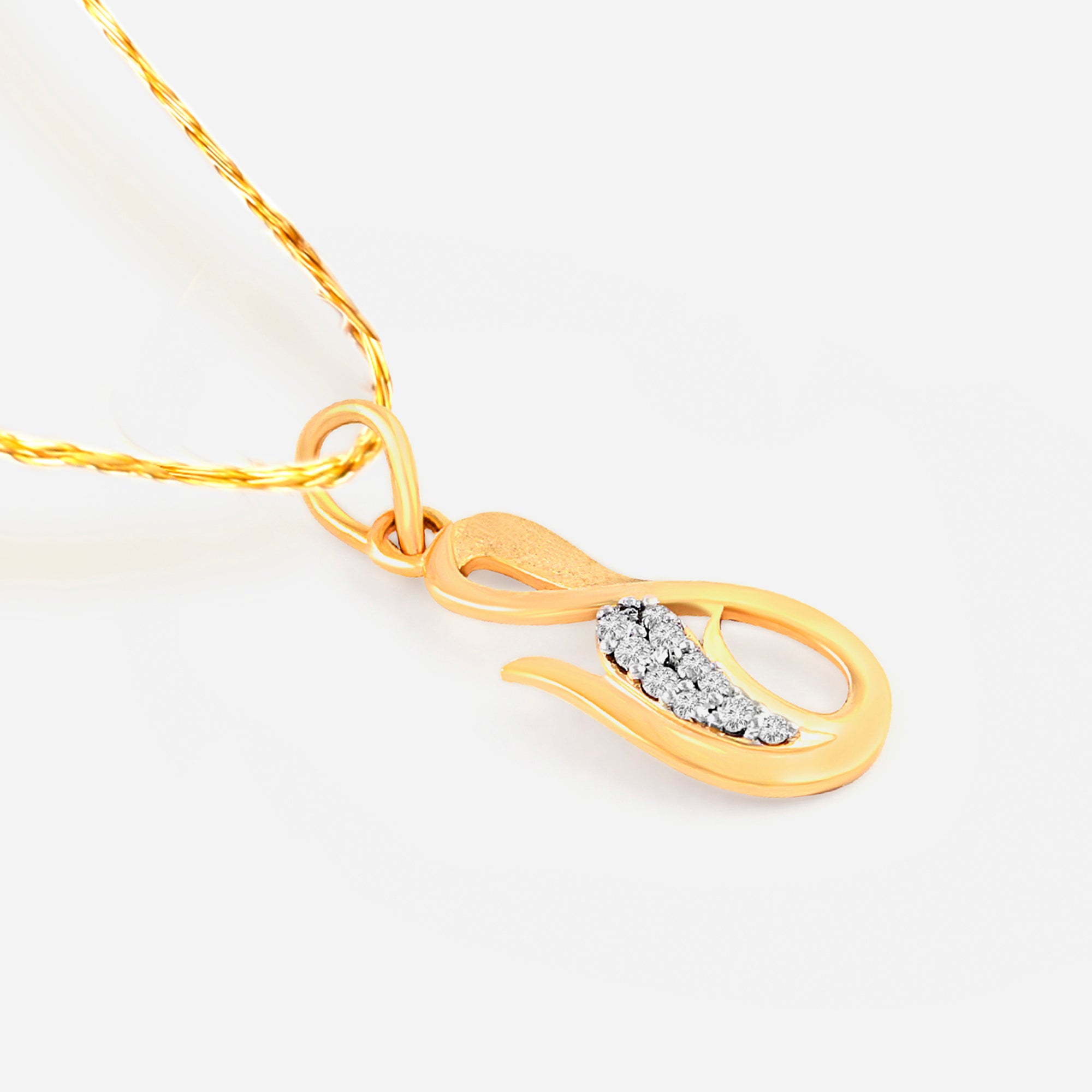 Music Note Gold Pendant